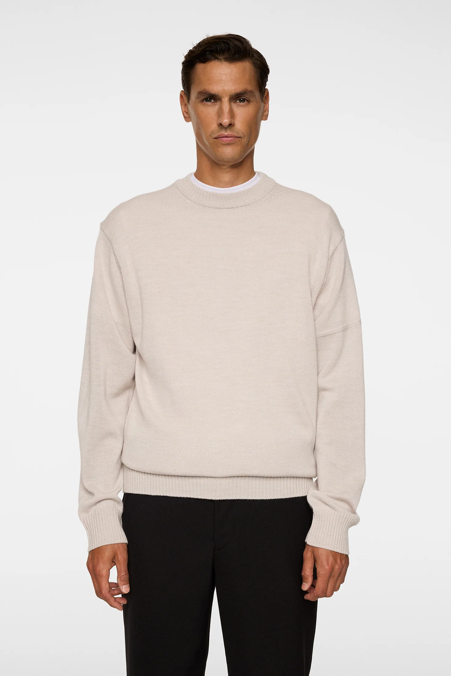 Kino Merino Crew / Moonbeam Melange - Image 2