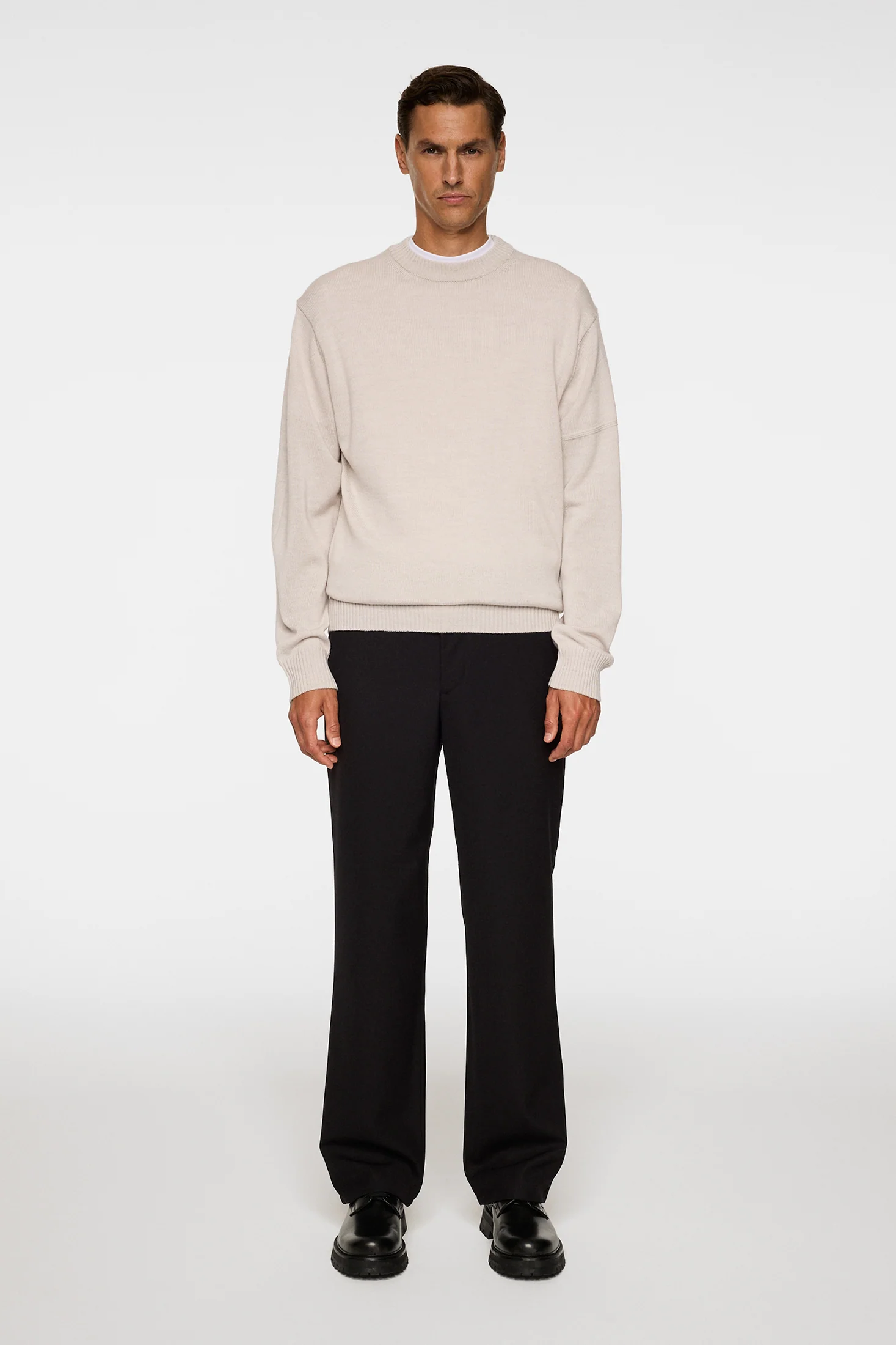 Kino Merino Crew / Moonbeam Melange - Image 4