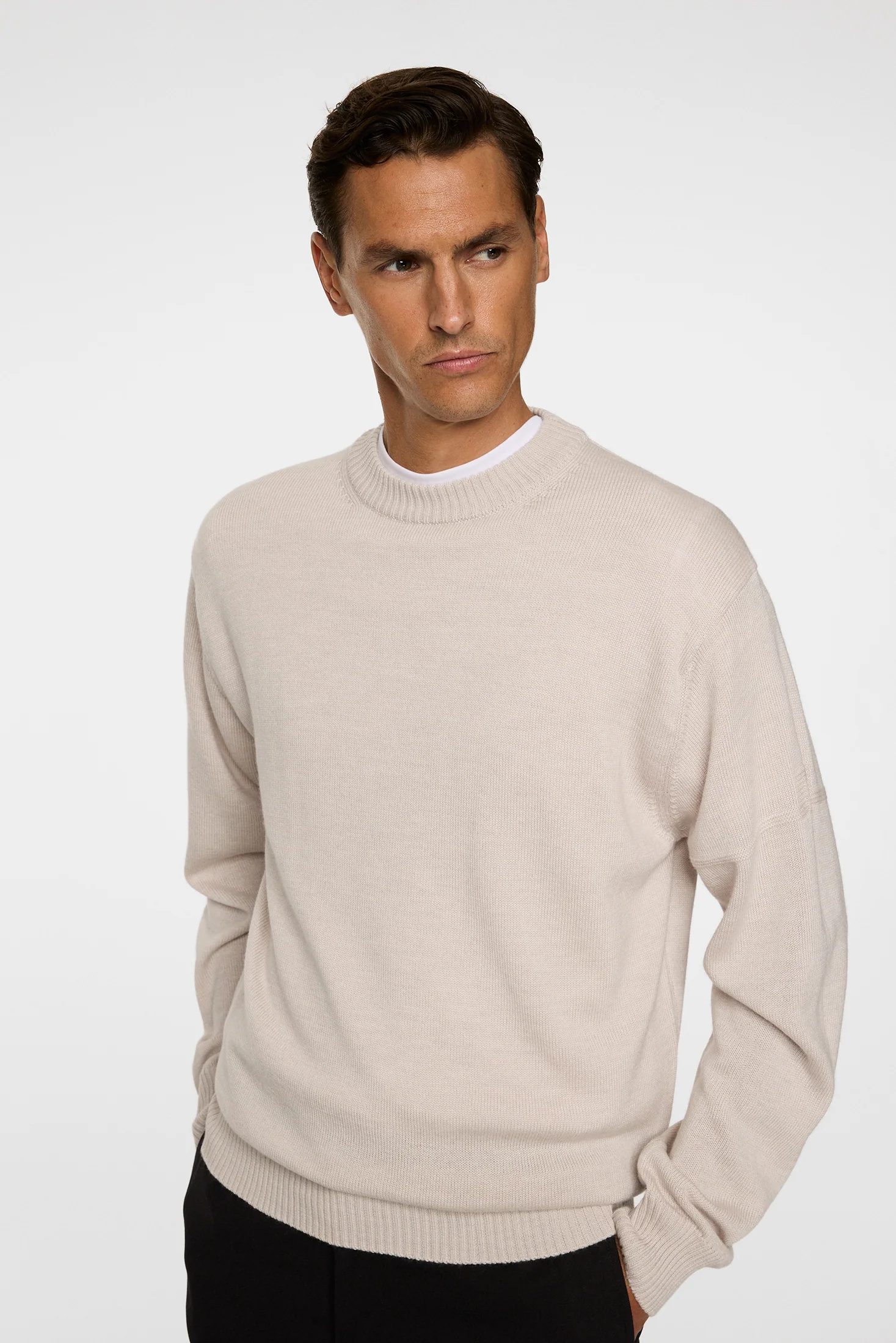 Kino Merino Crew / Moonbeam Melange - Image 5