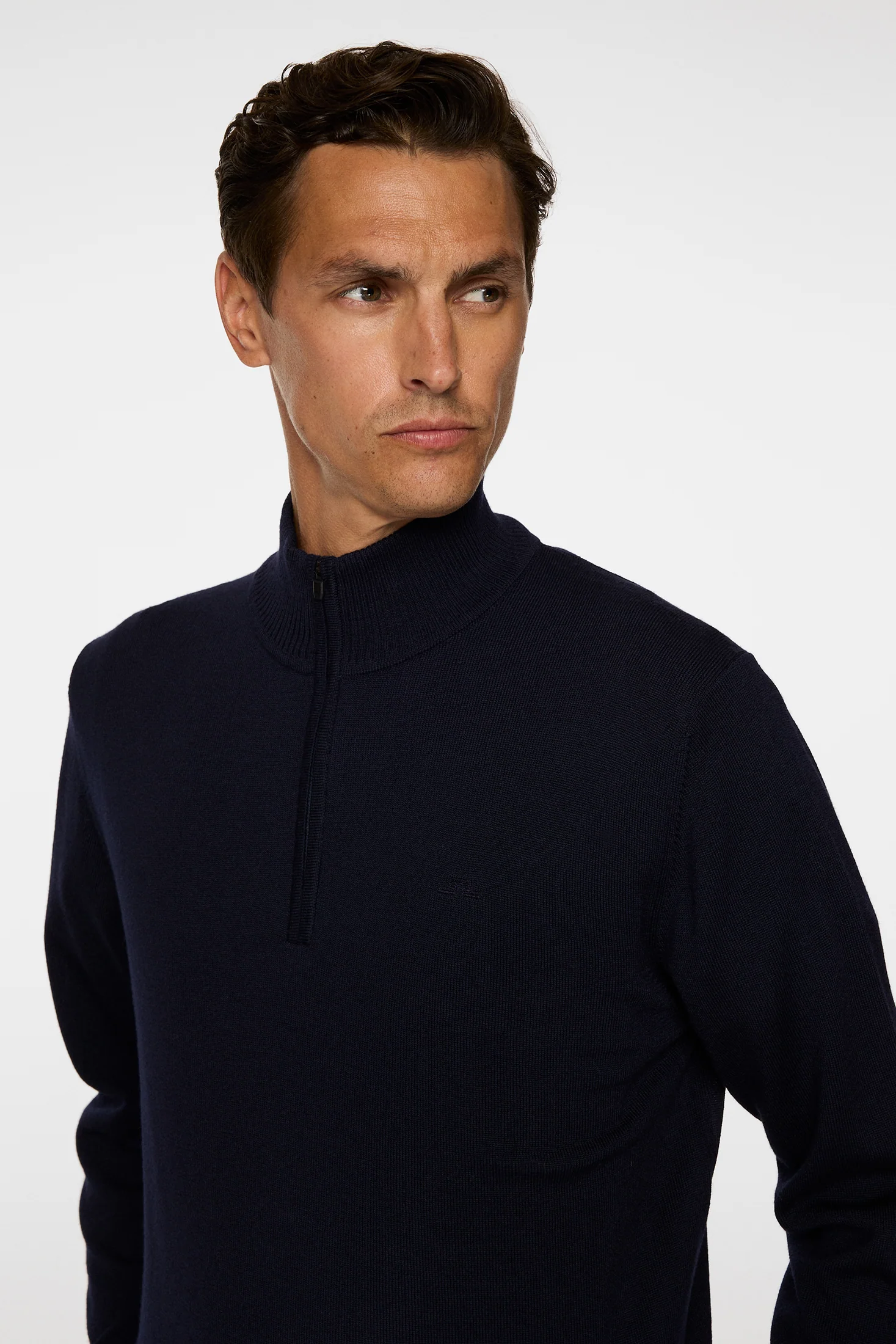 Kiyan Merino Quarter Zip / JL Navy - Image 5