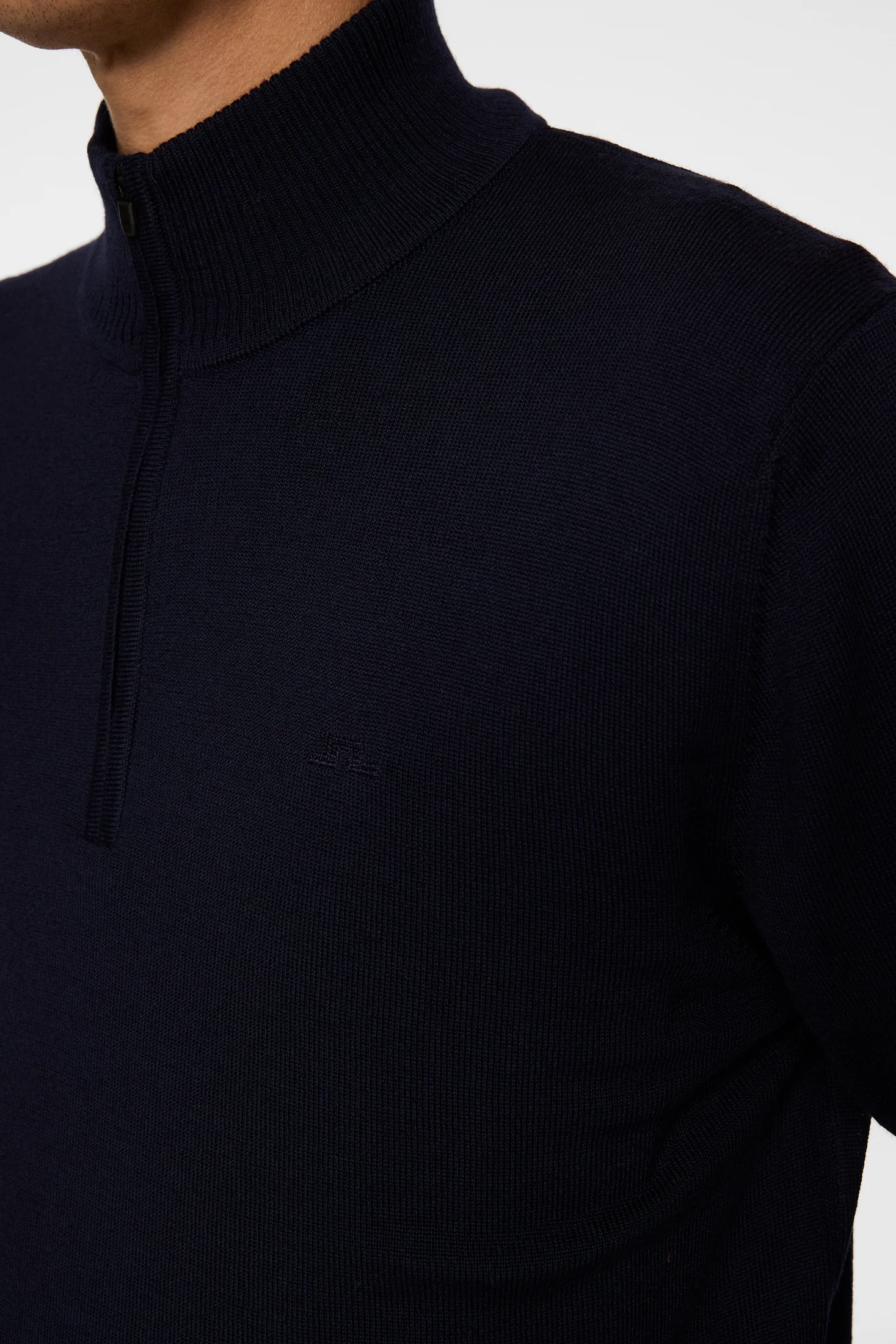 Kiyan Merino Quarter Zip / JL Navy - Image 6