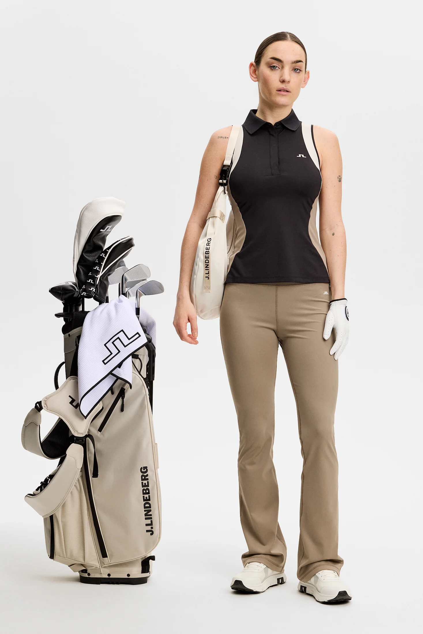 Krissi Sleeveless Polo / Black - Image 4
