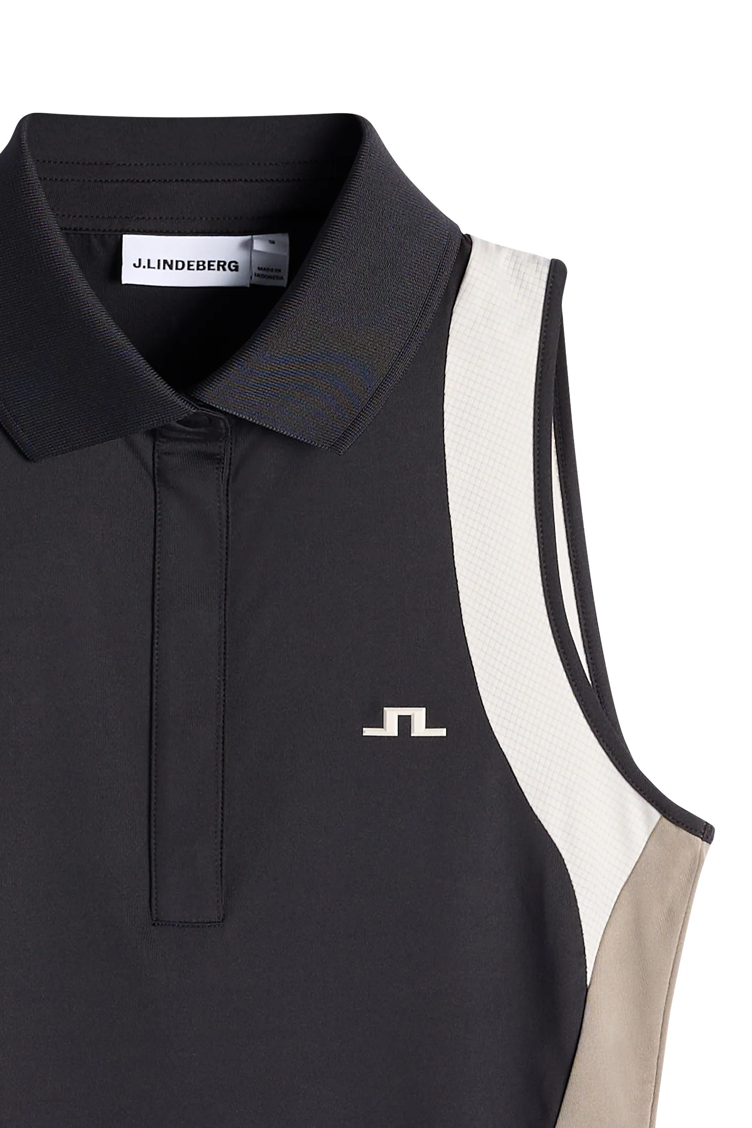 Krissi Sleeveless Polo / Black - Image 6