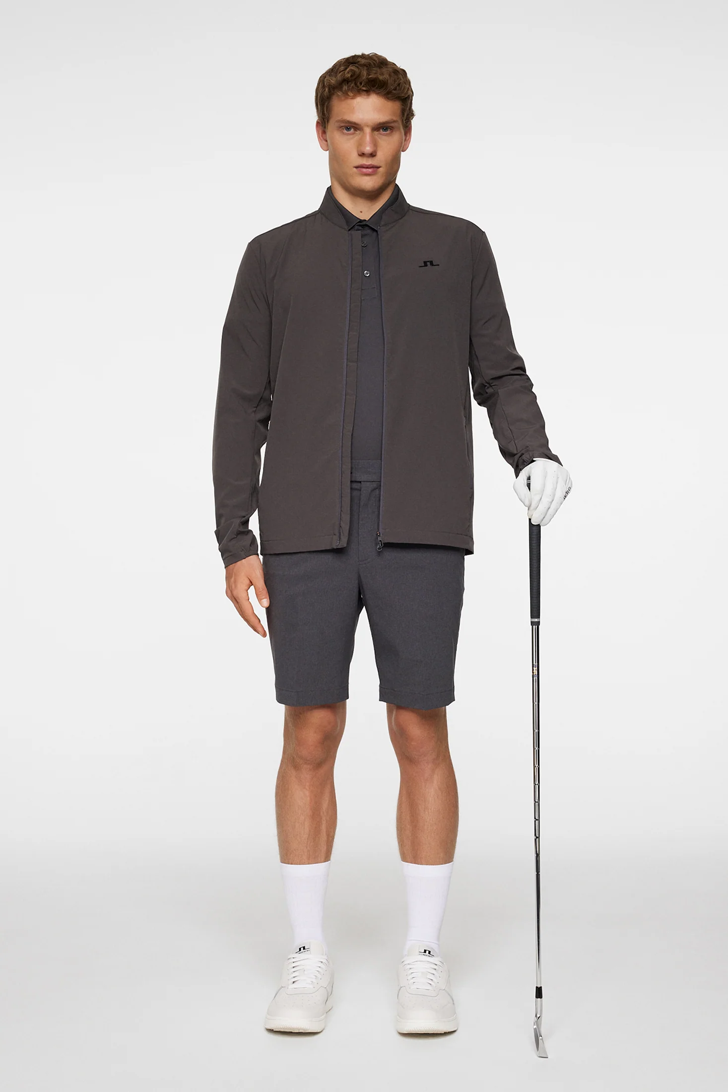 KV Hybrid Golf Jacket / Asphalt - Image 5