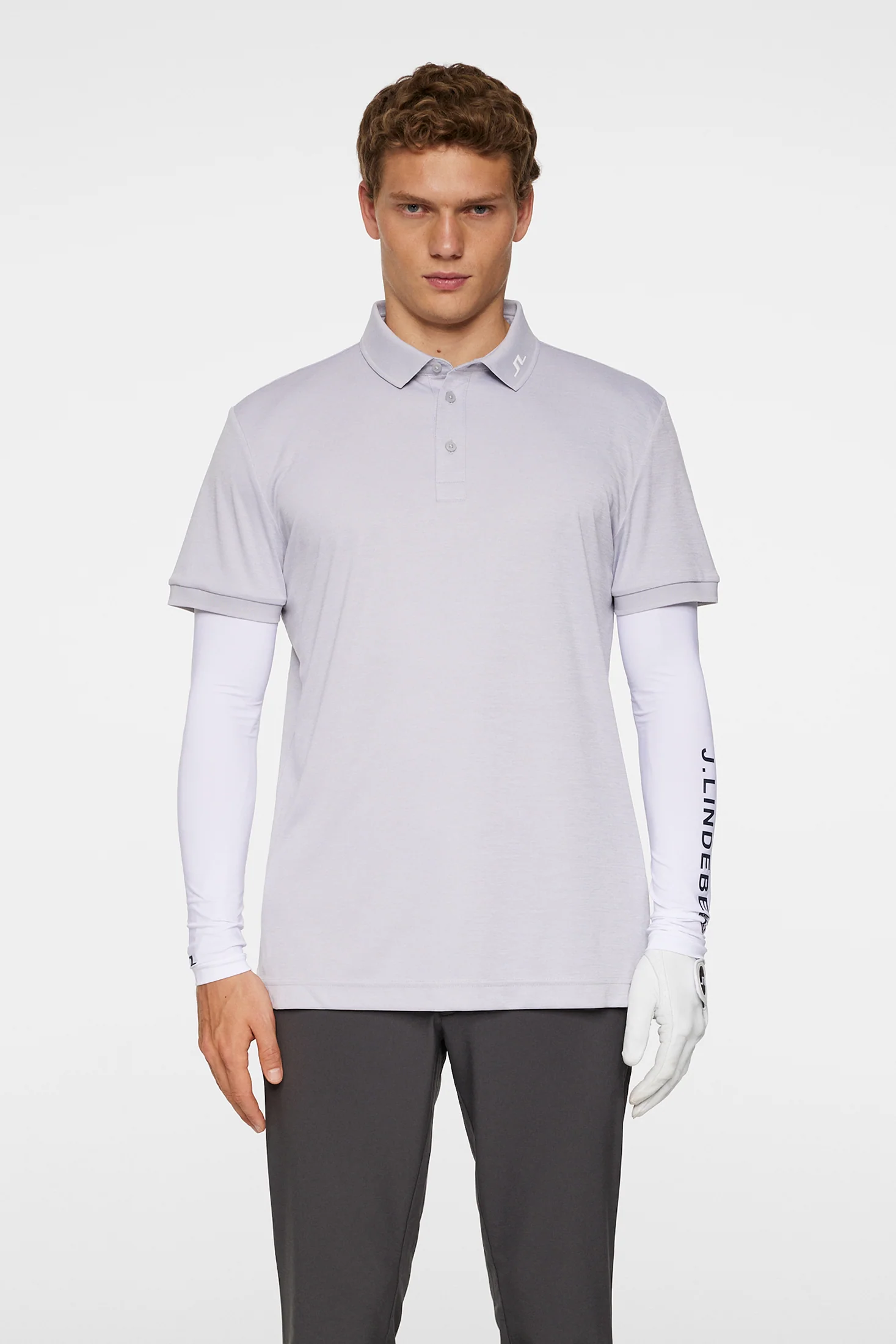 KV Polo / Light Grey Melange - Image 3
