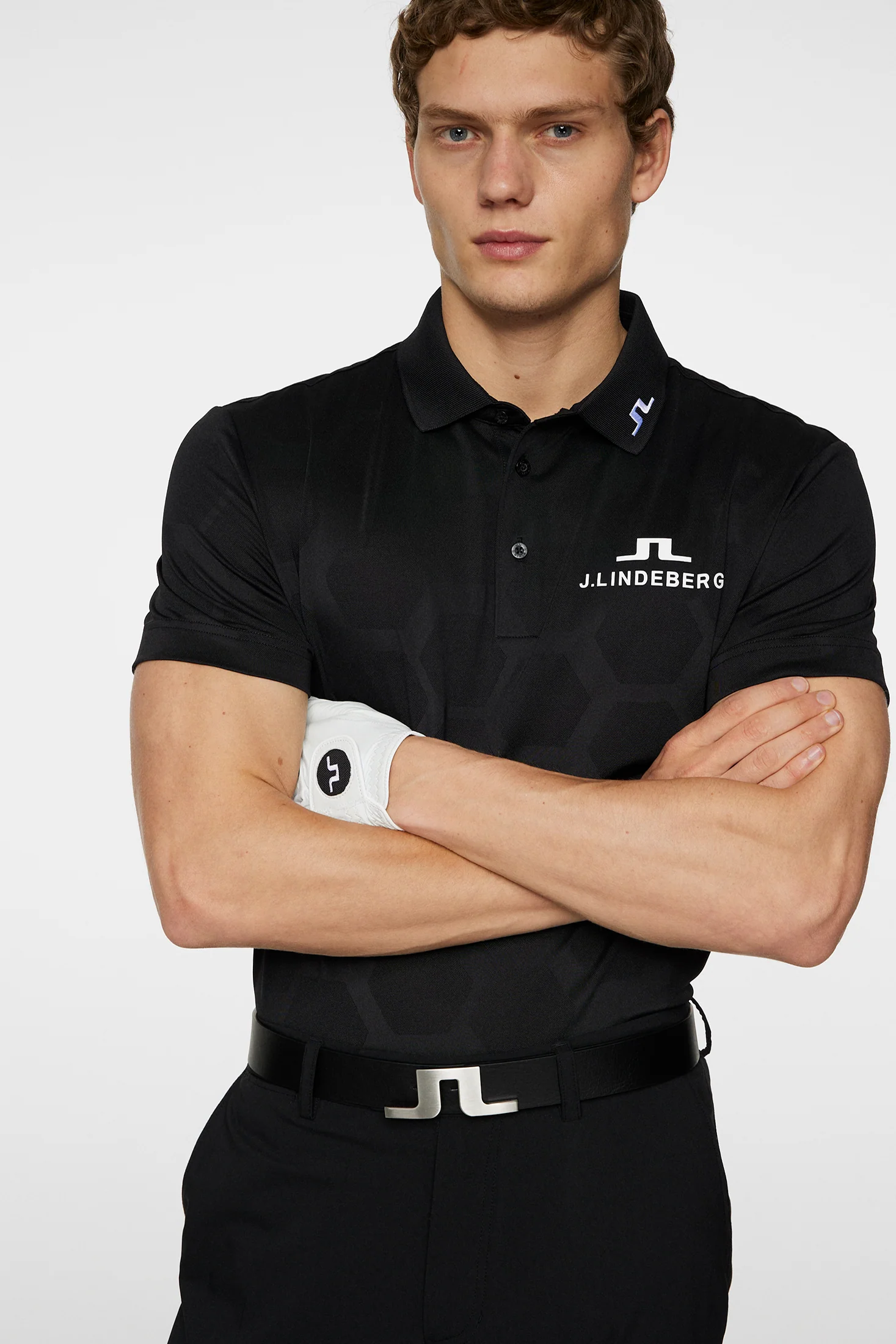 KV Tour Mesh Golf Polo / Causeway Black - Image 6