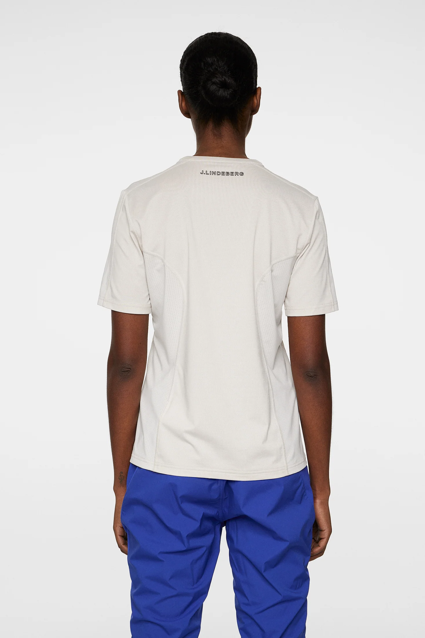 Landa T-shirt / Moonbeam Melange - Image 4