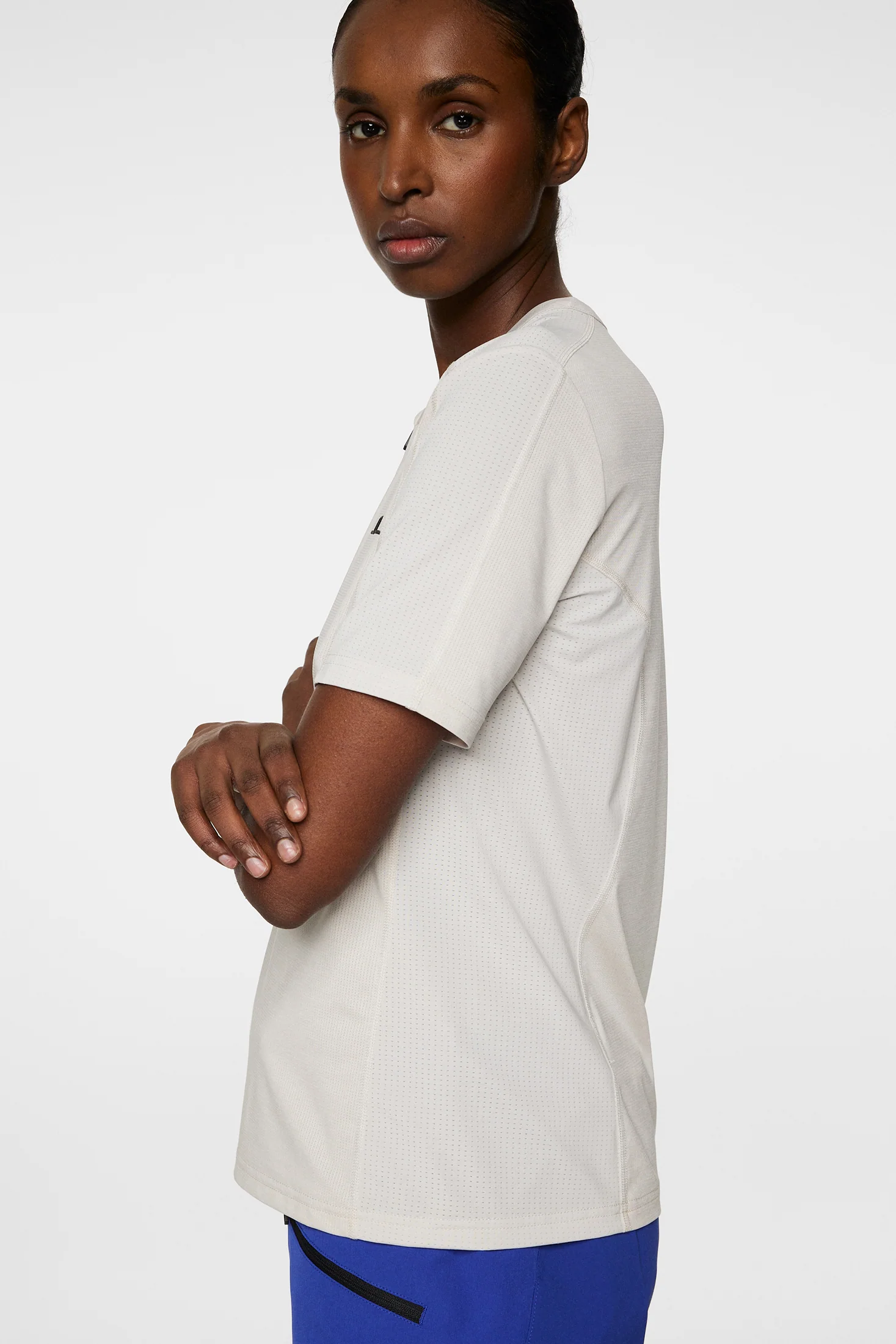 Landa T-shirt / Moonbeam Melange - Image 6