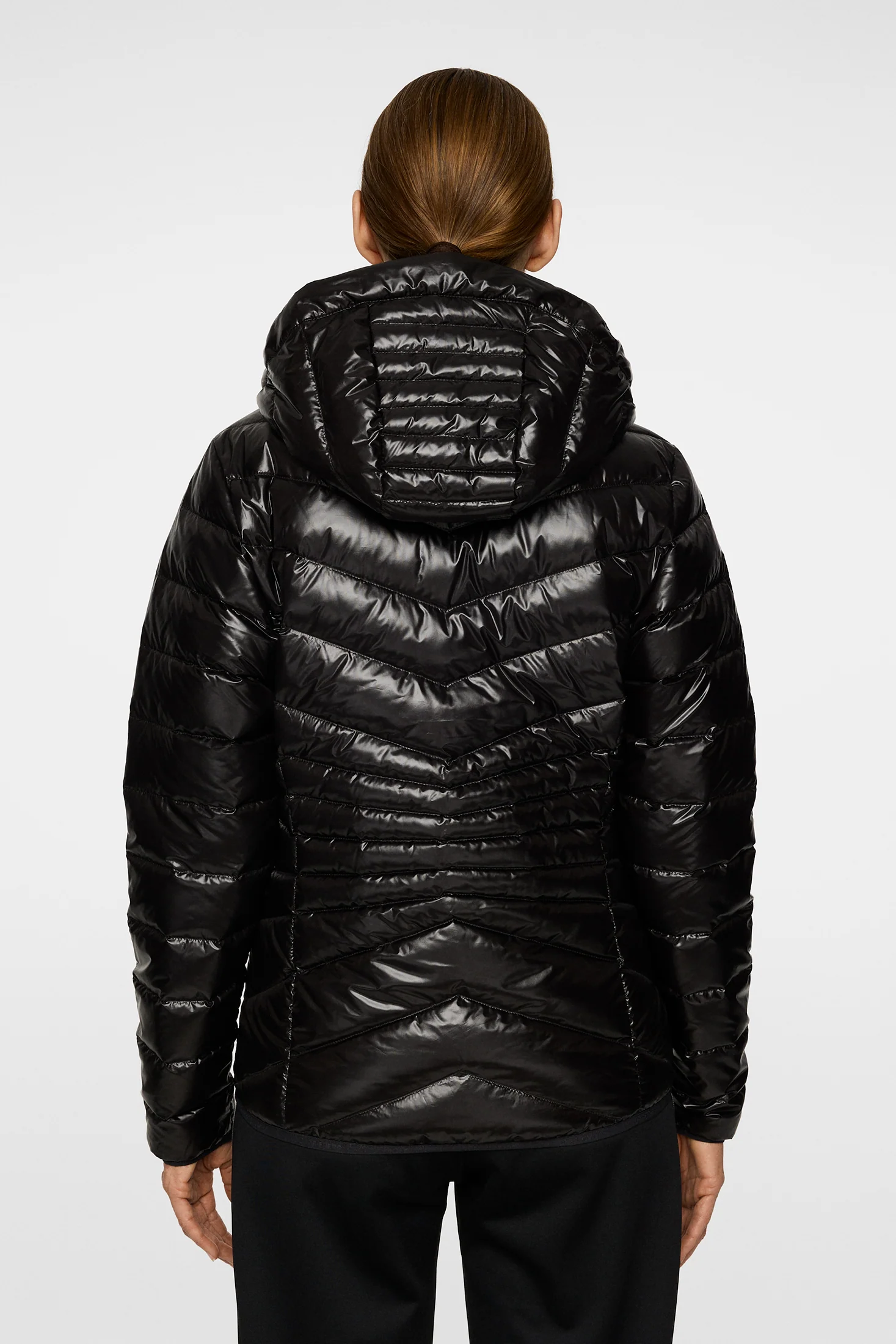 Lara Light Down Hood / Black - Image 3