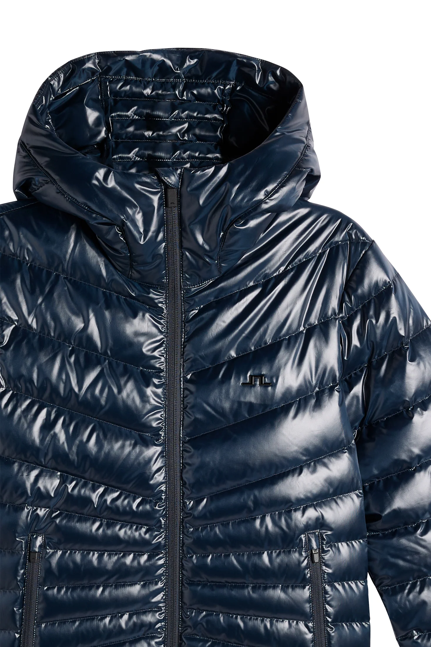 Lara Light Down Hood / JL Navy - Image 6