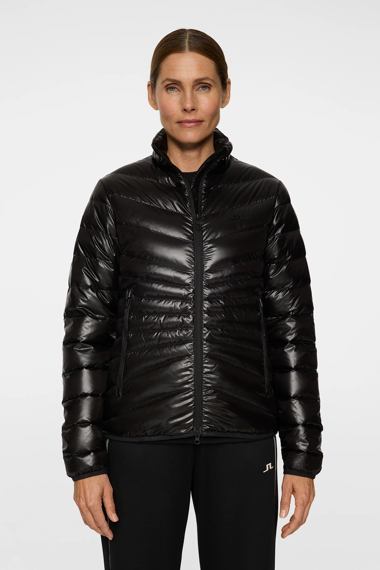 Lara Light Down Jacket / Black - Image 2