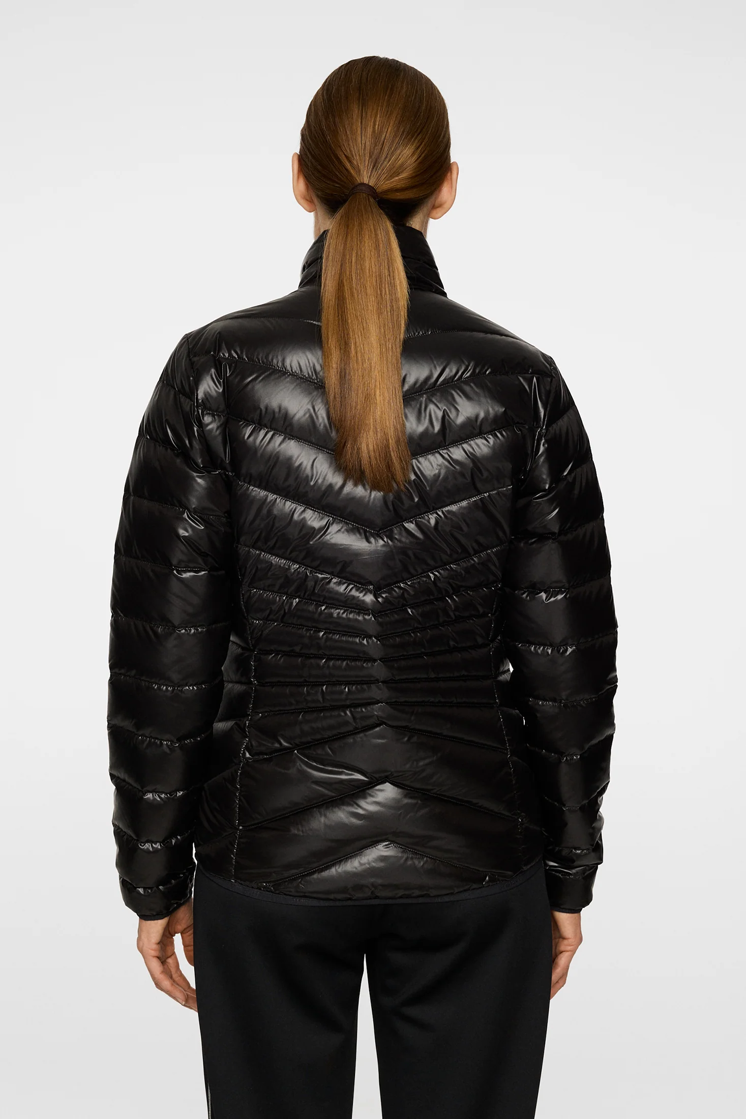 Lara Light Down Jacket / Black - Image 3