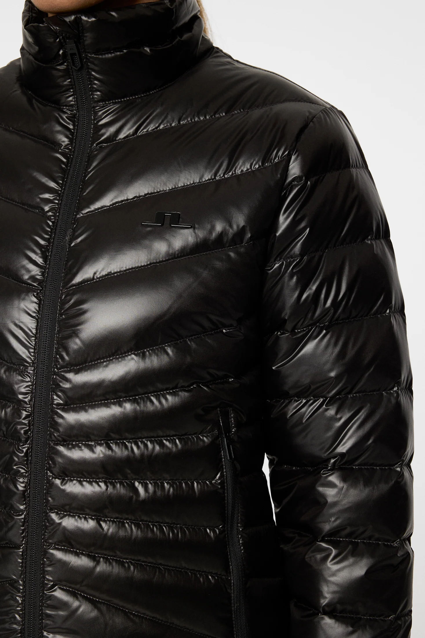 Lara Light Down Jacket / Black - Image 6