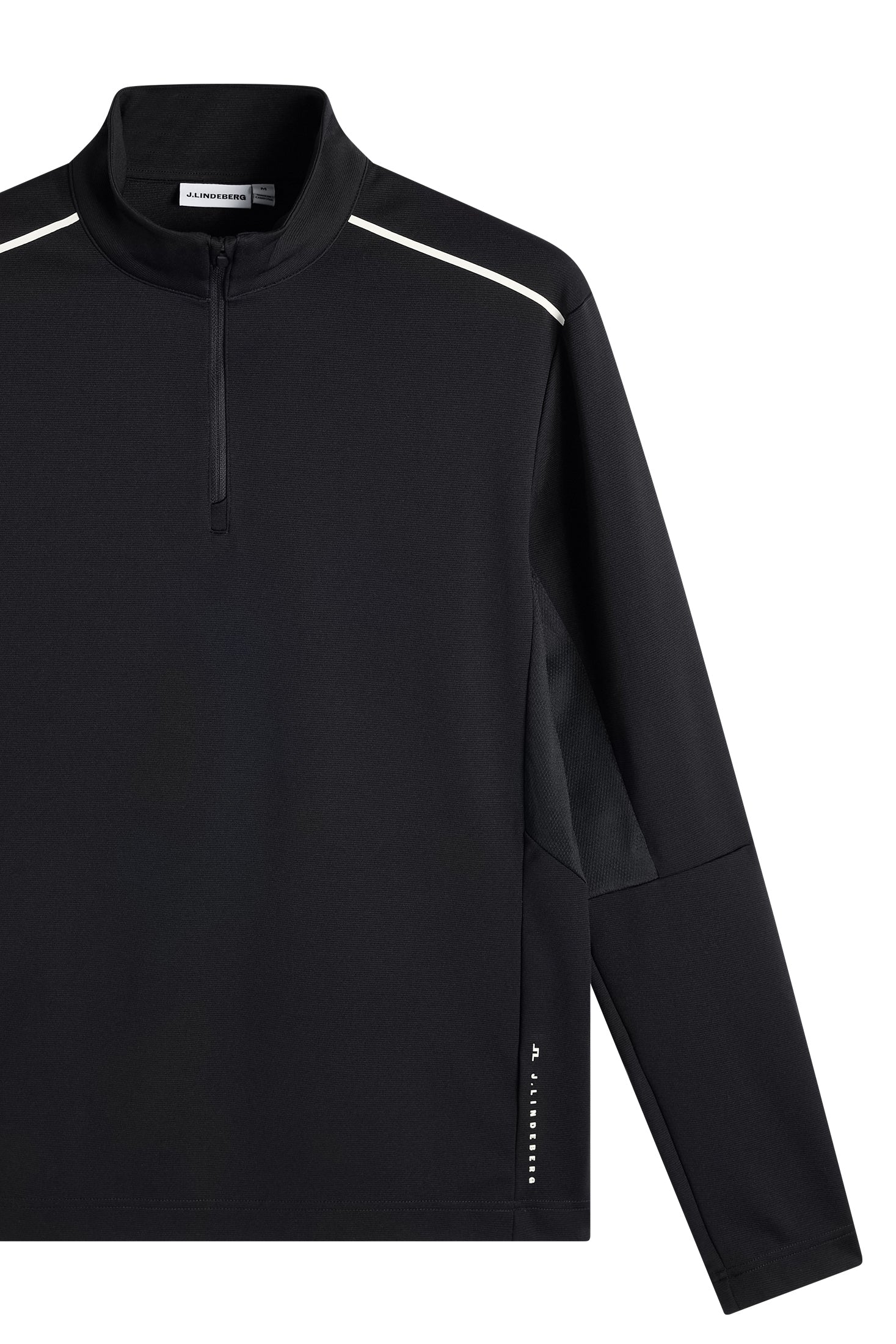 Leon Quarter Zip Mid Layer / Black - Image 6