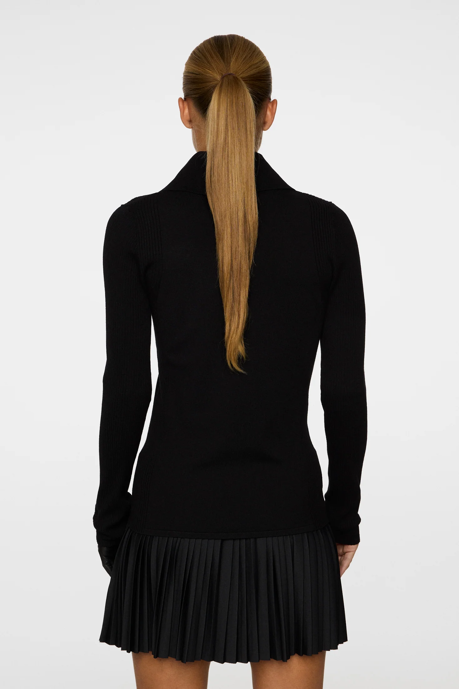Leonie Knitted Shirt / Black - Image 3