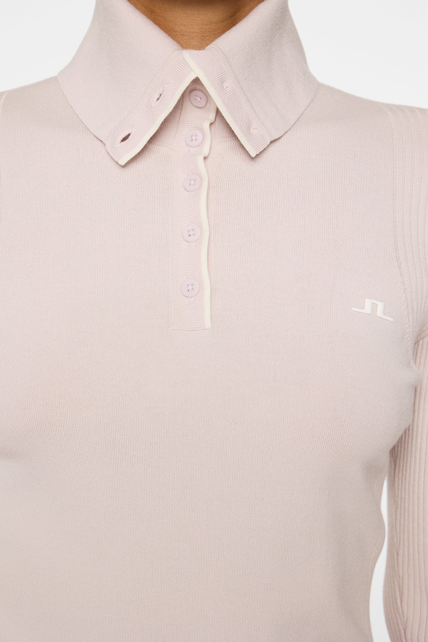 Leonie Knitted Shirt / Grey Lilac - Image 6