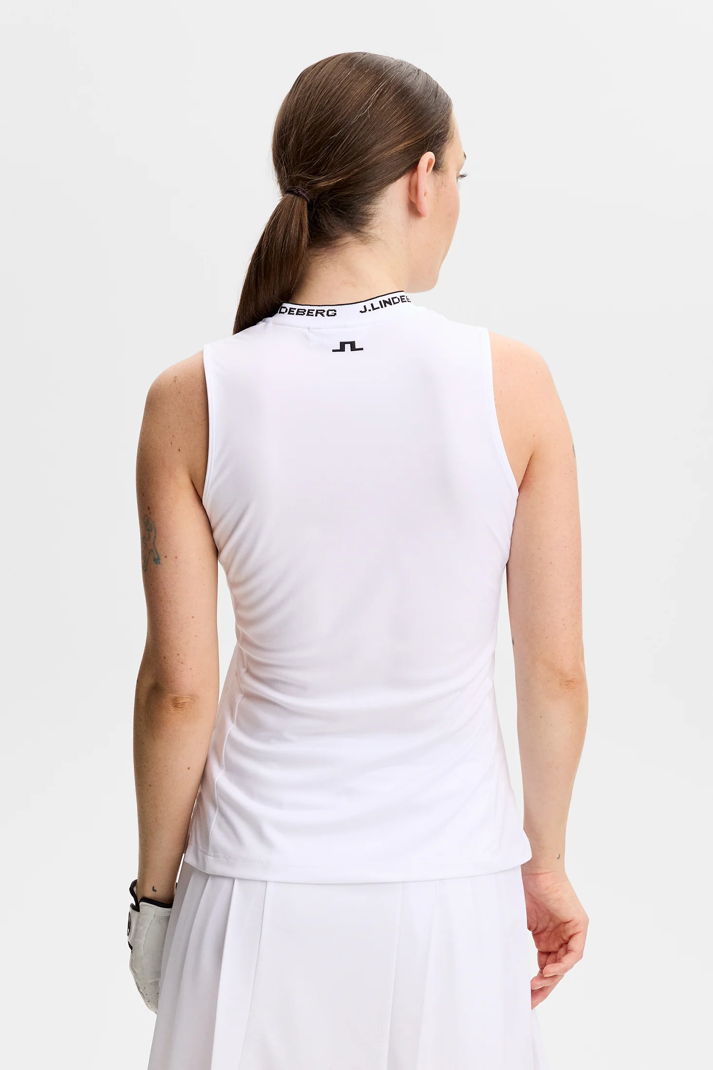 Leya Sleeveless Top / White - Image 2