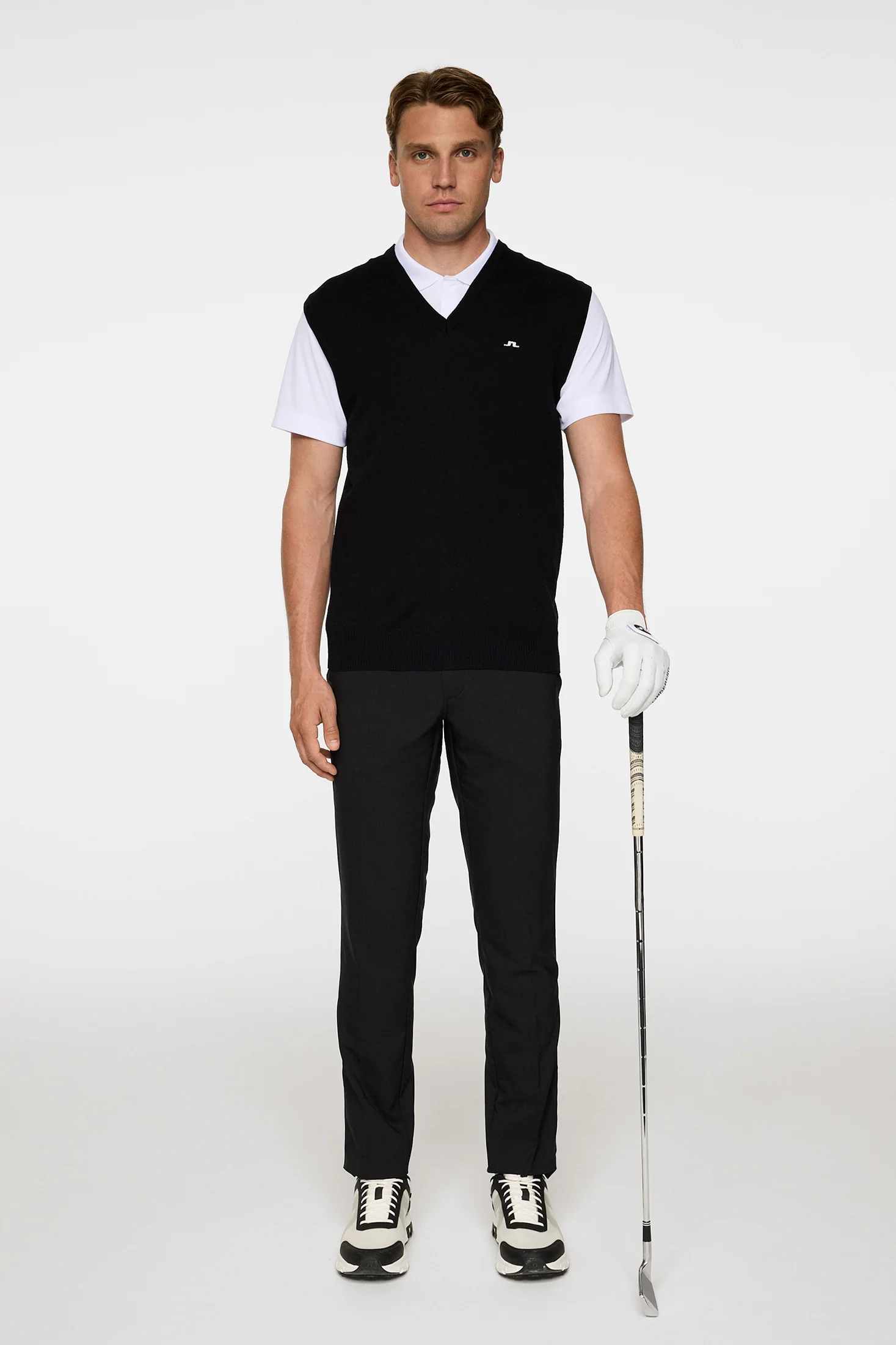 Liam Knitted Vest / Black - Image 4