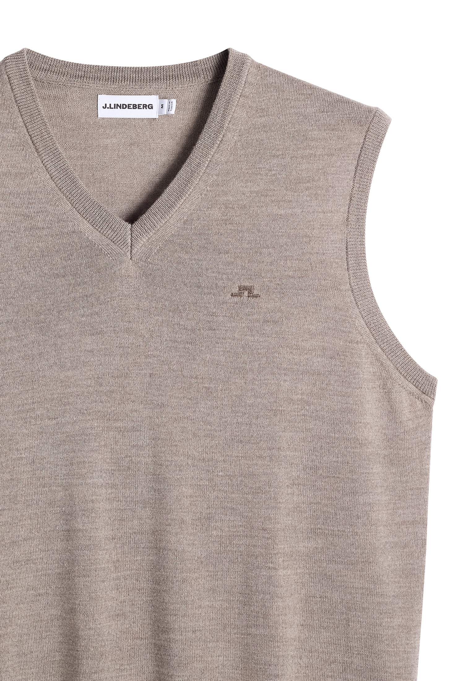 Liam Knitted Vest / Brindle Melange - Image 6