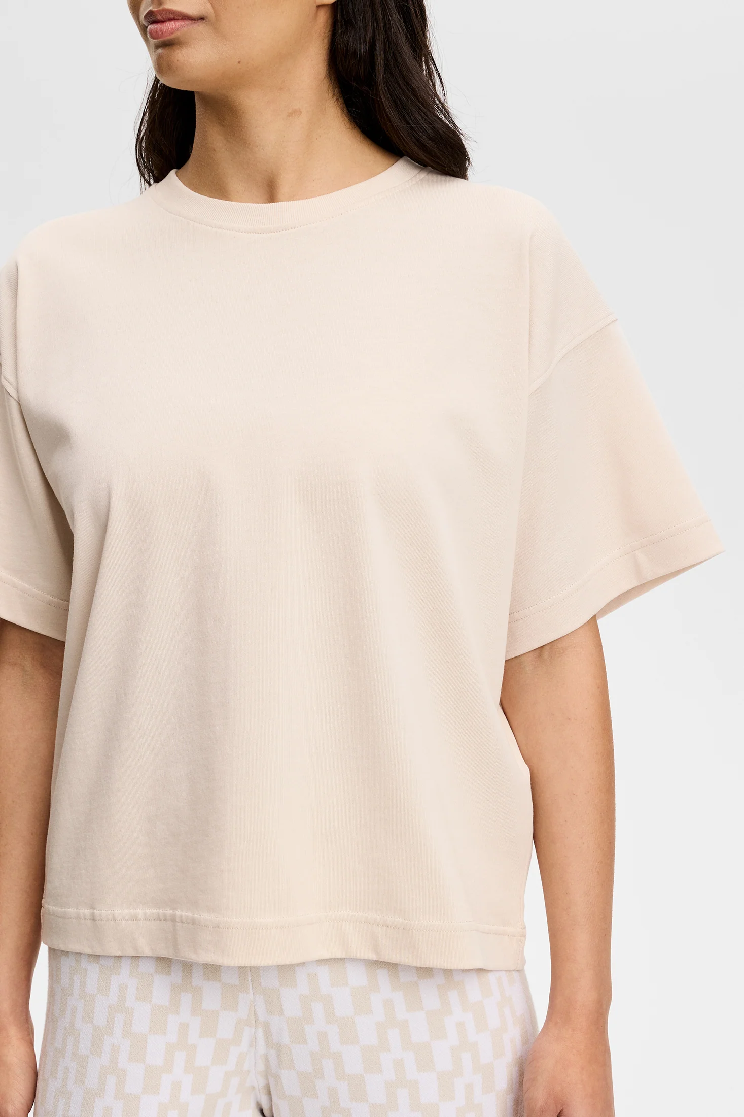 Lilly Boxy T-shirt / Moonbeam - Image 5