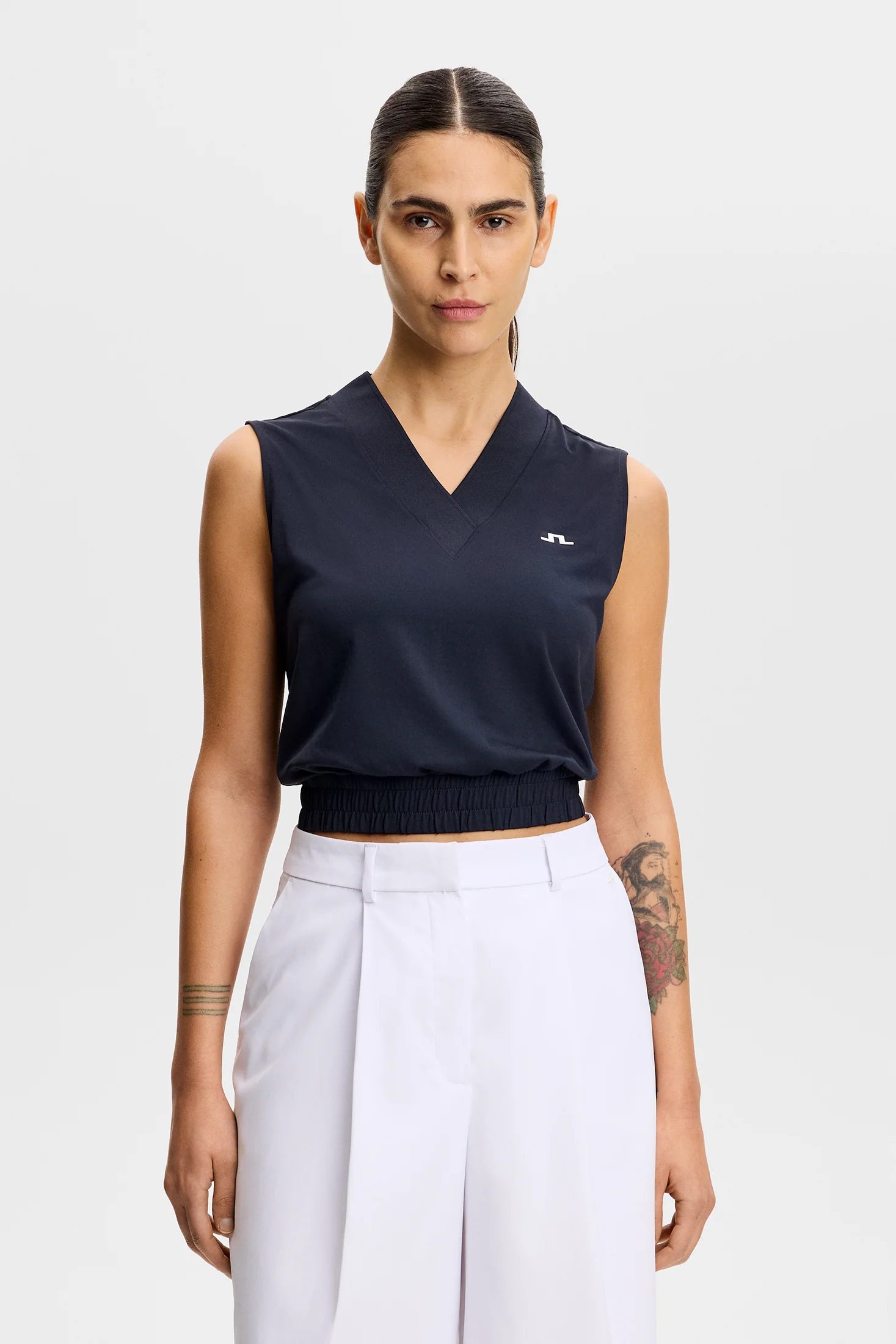 Liny Sleeveless Top / JL Navy - Image 2