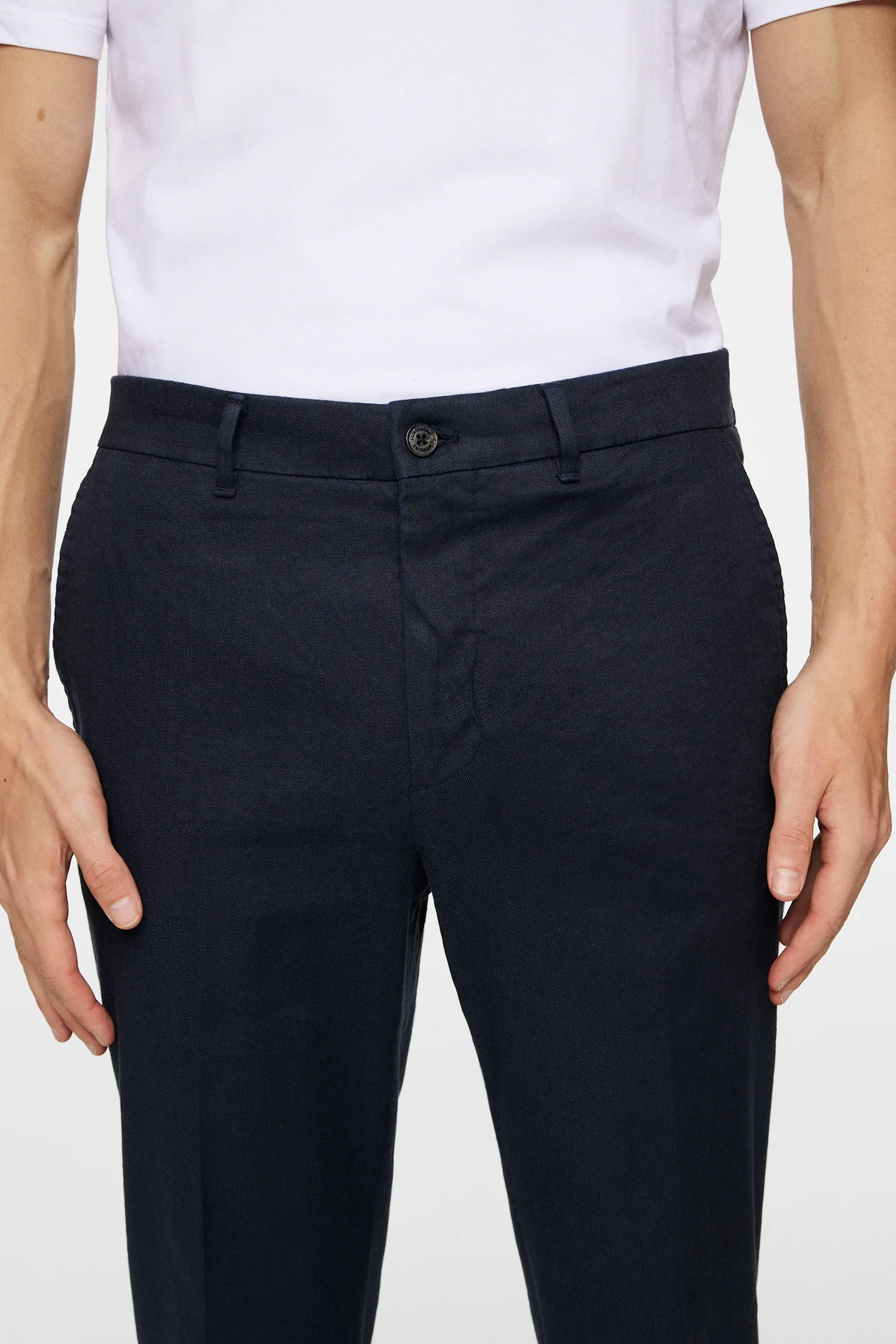 Lois C Linen Stretch Pants / JL Navy - Image 5
