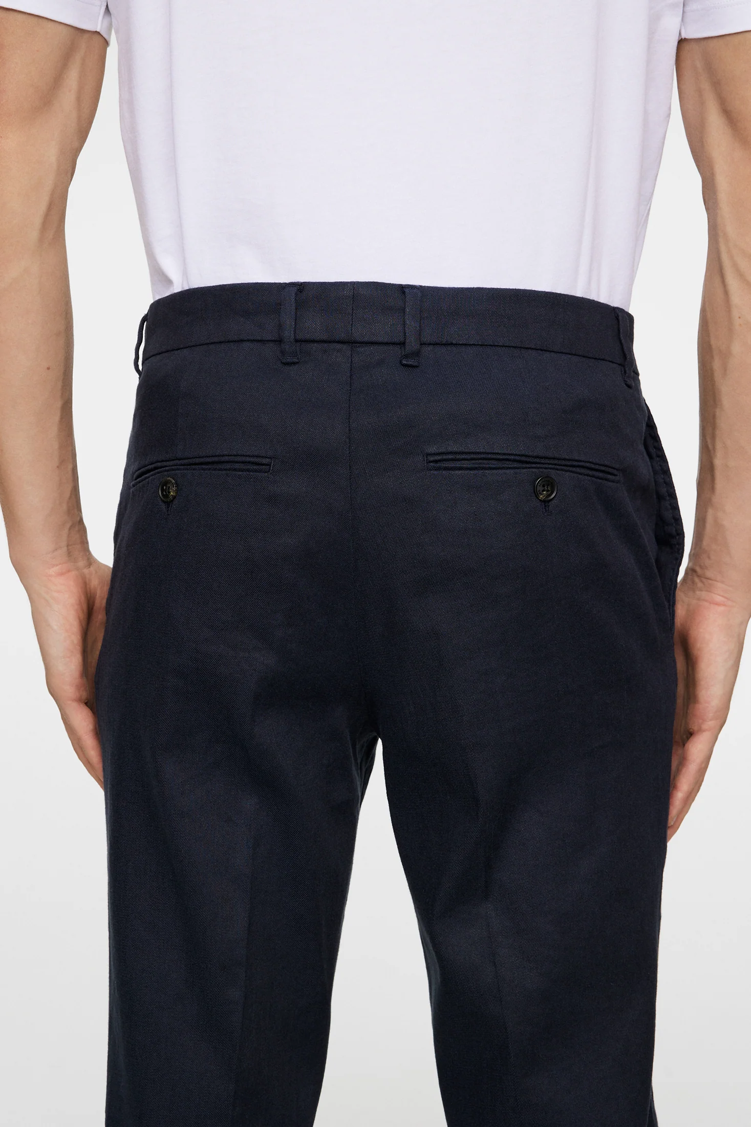 Lois C Linen Stretch Pants / JL Navy - Image 6