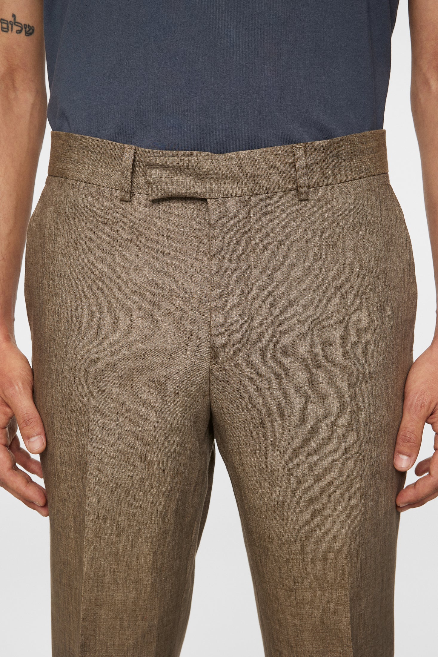Lois Super Linen Pants / Sepia Tint - Image 5