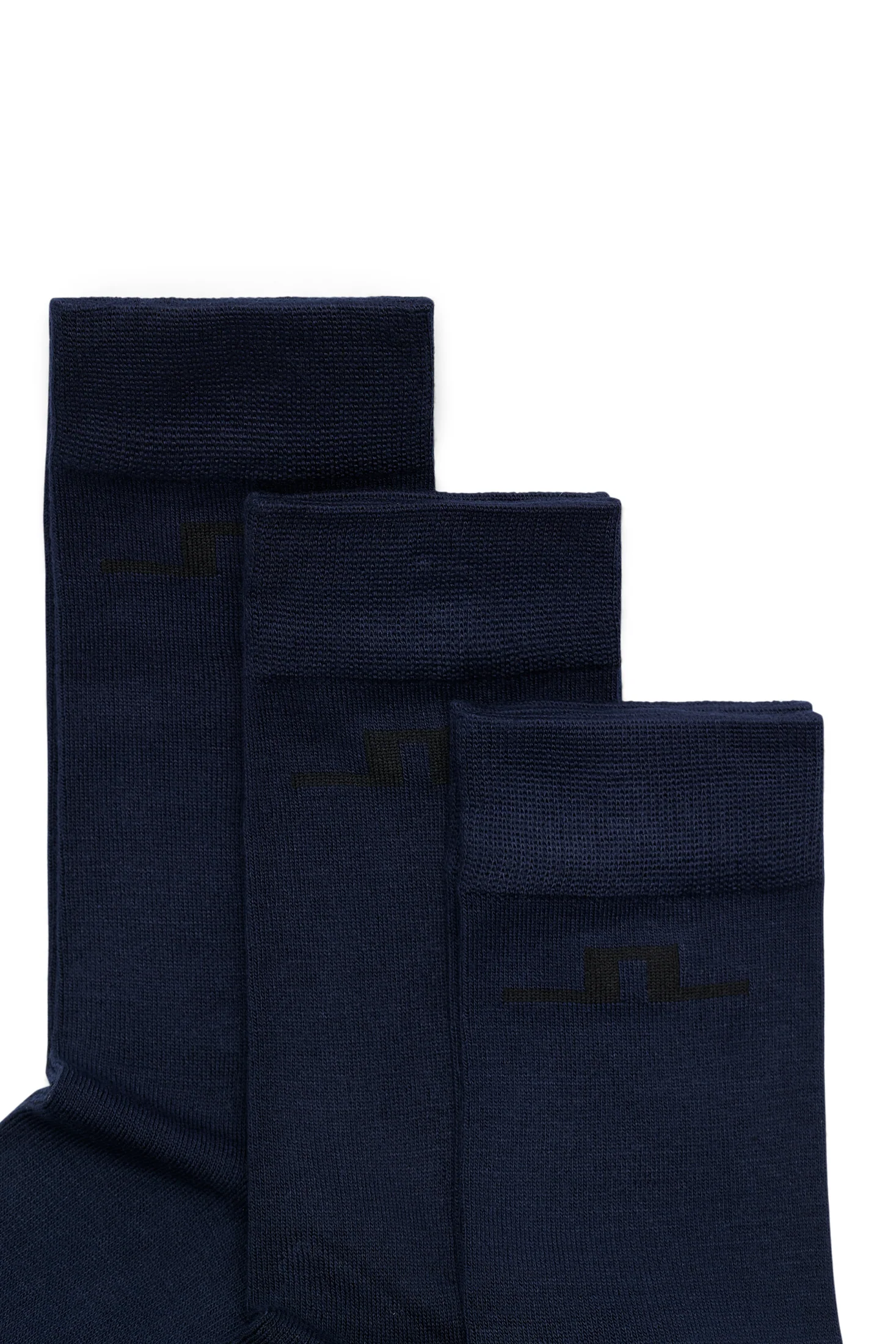 Long Socks 3P / JL Navy - Image 2