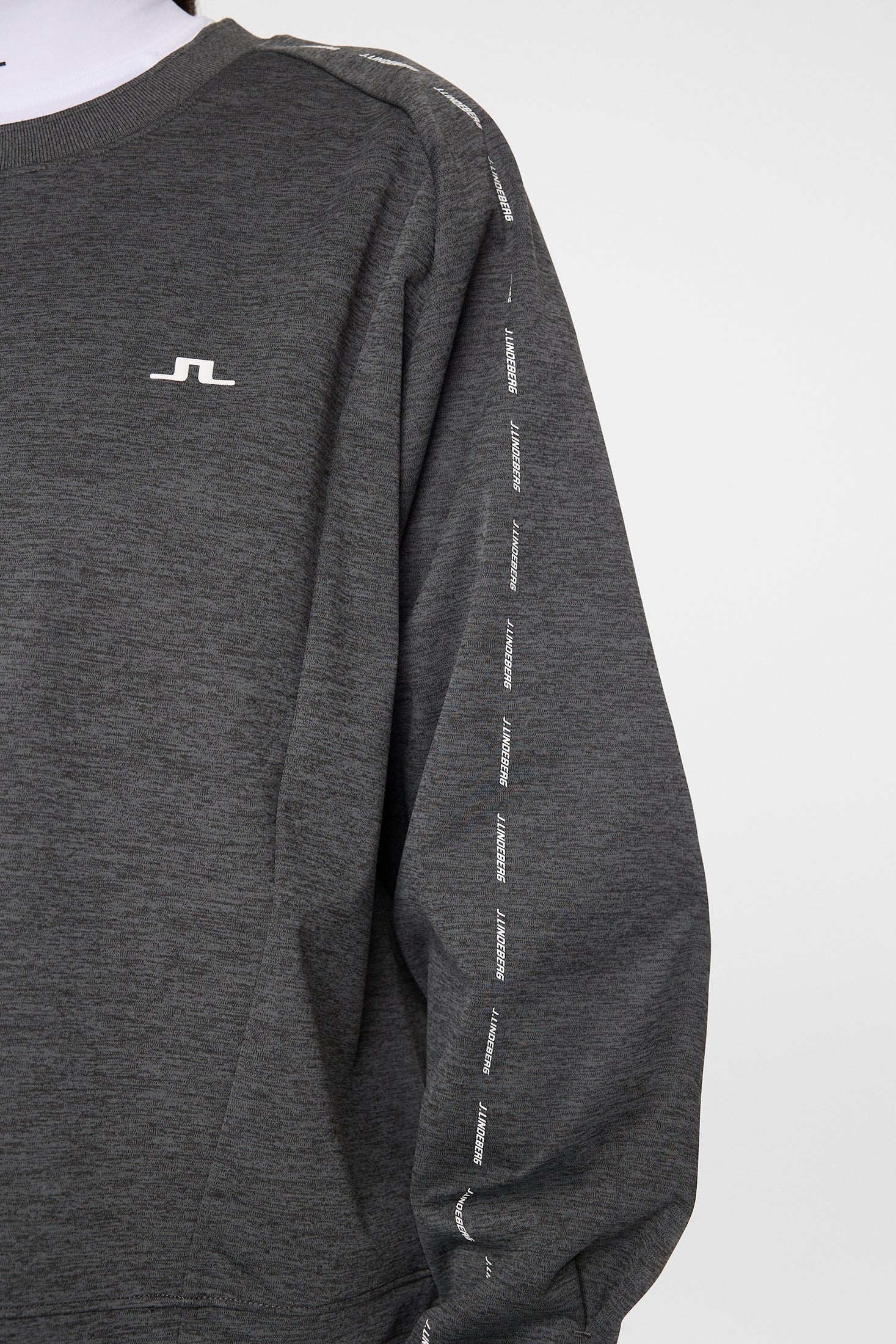 Lucy Windblock Sweatshirt / Asphalt and Black Melange - Image 6