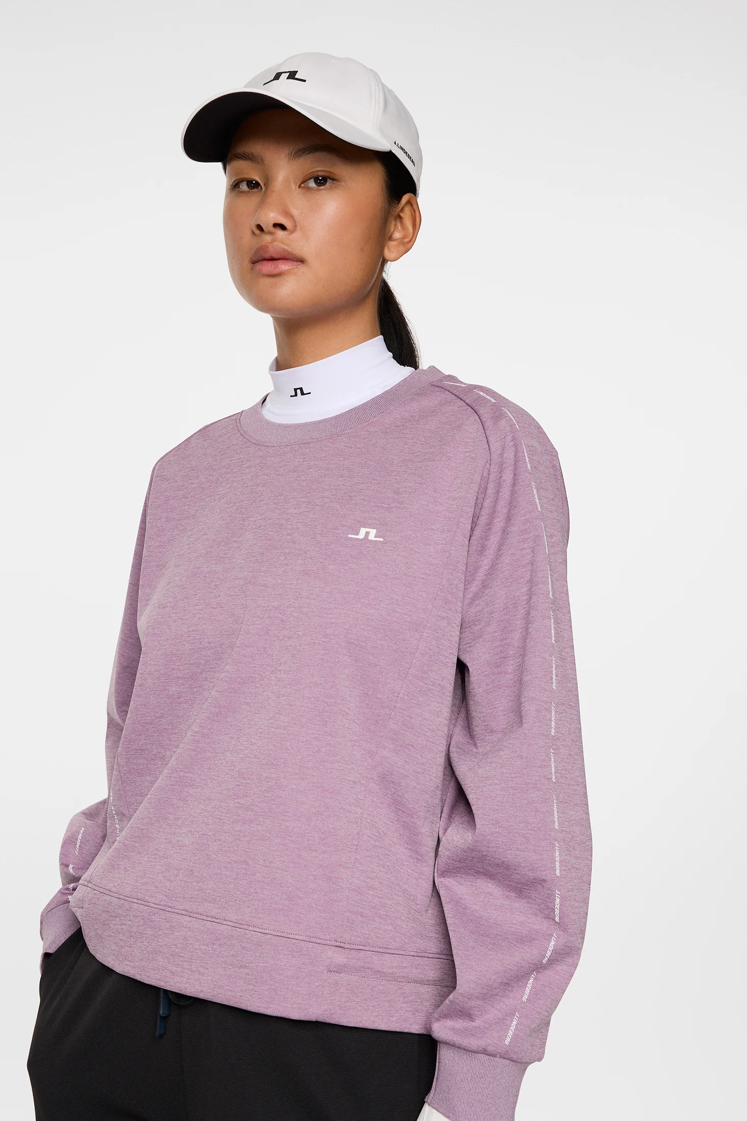 Lucy Windblock Sweatshirt / Very Grape Melange - Image 5
