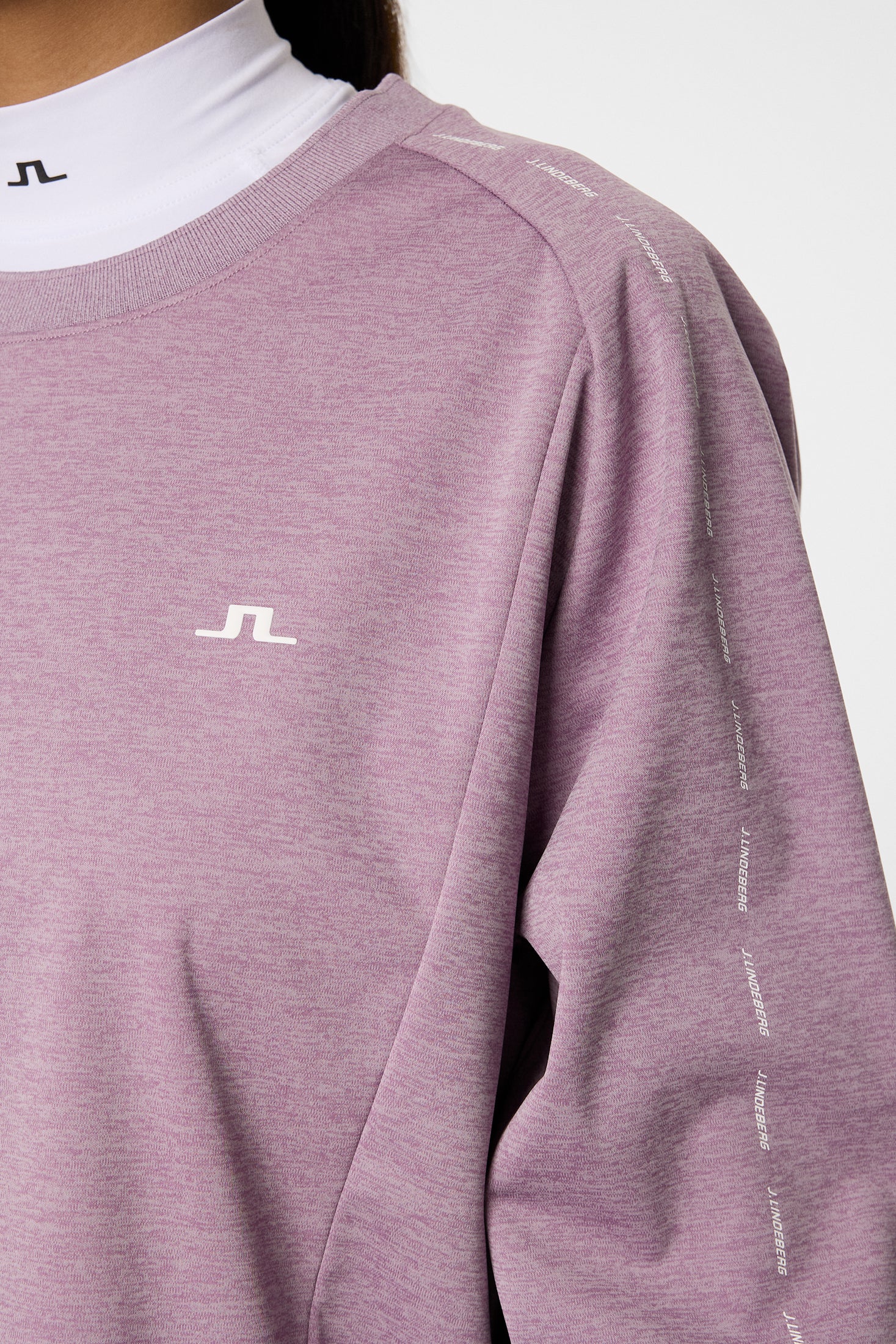 Lucy Windblock Sweatshirt / Very Grape Melange - Image 6