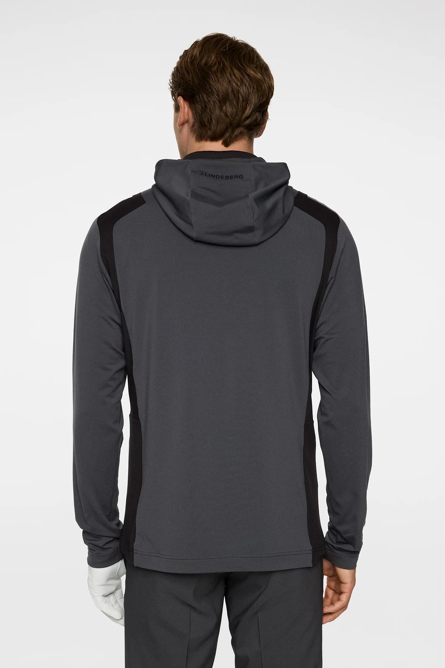 Lukas Quarter Zip Hood / Asphalt - Image 3