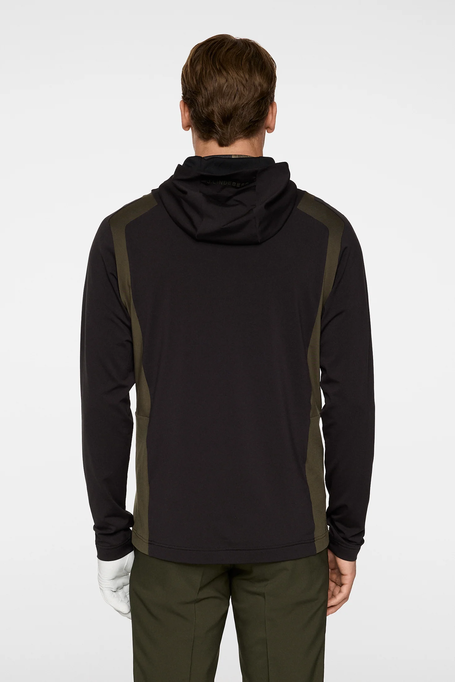 Lukas Quarter Zip Hood / Black - Image 3