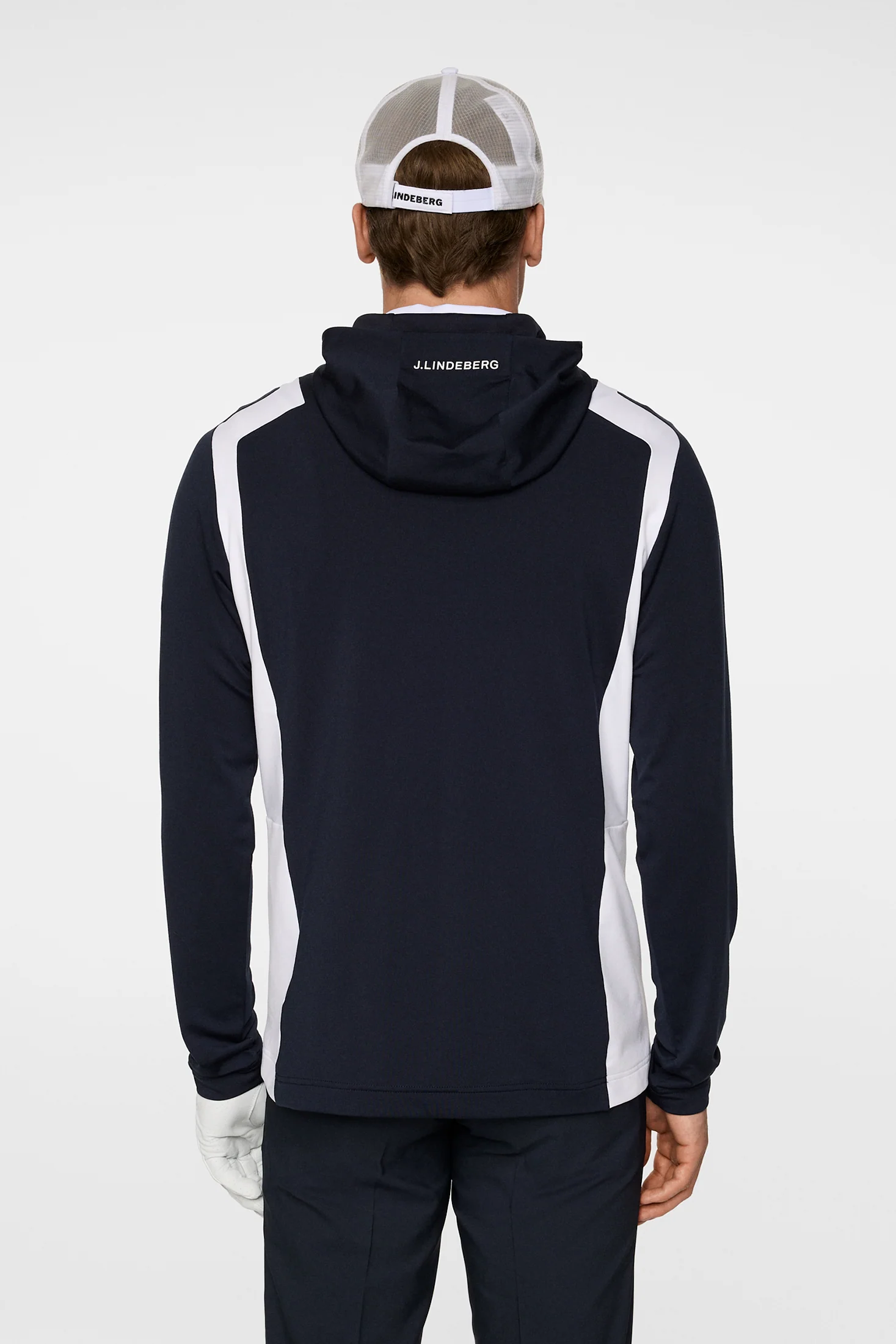 Lukas Quarter Zip Hood / JL Navy - Image 3