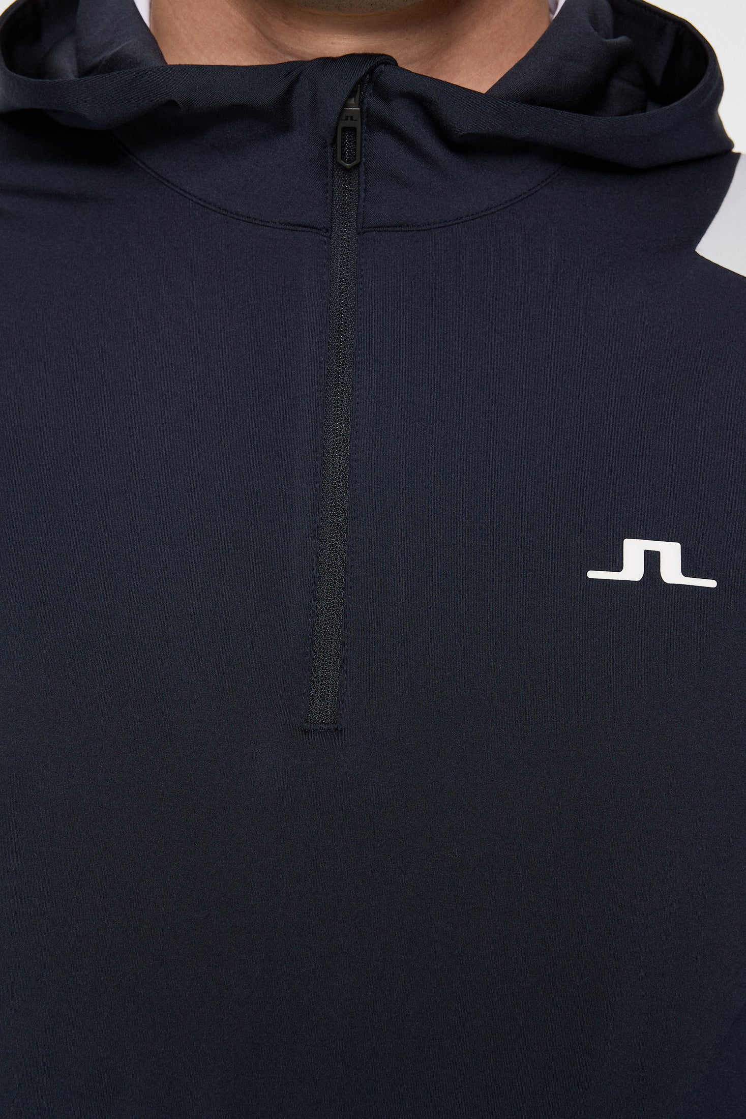 Lukas Quarter Zip Hood / JL Navy - Image 6