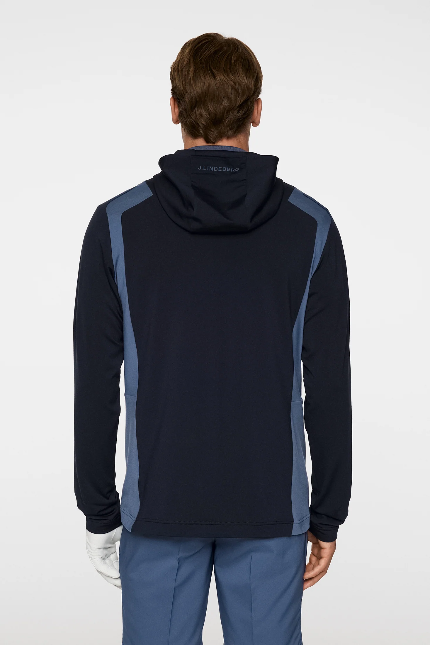 Lukas Quarter Zip Hood / Vintage Indigo - Image 3