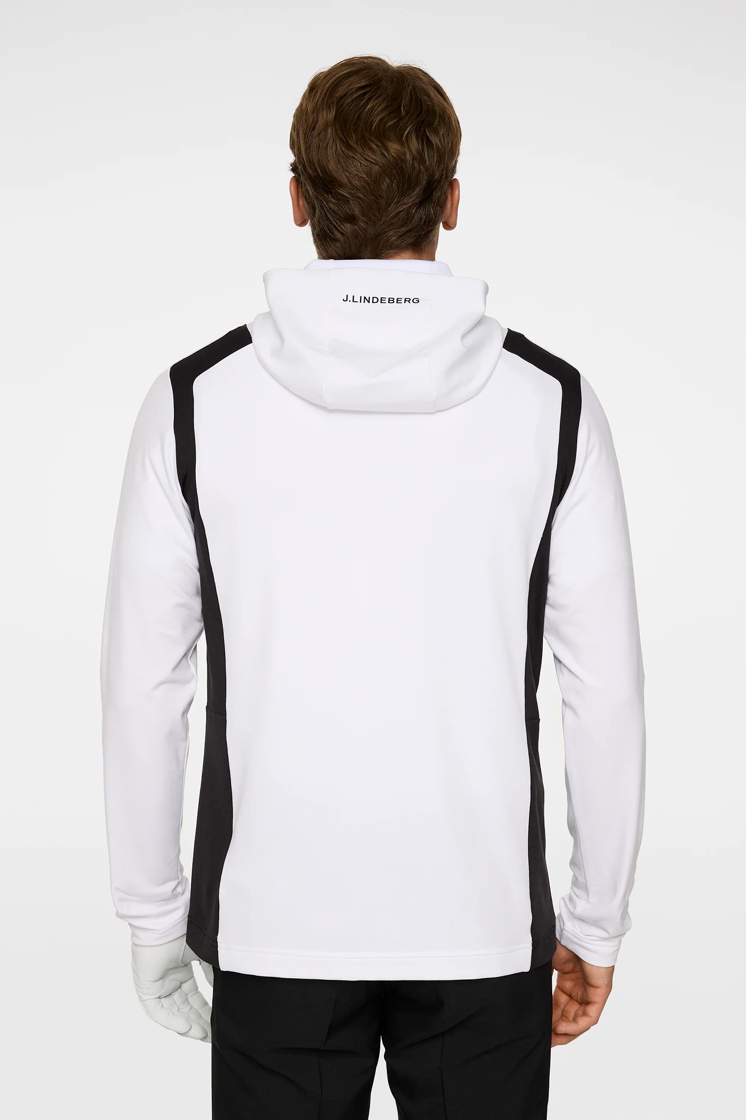 Lukas Quarter Zip Hood / White - Image 3