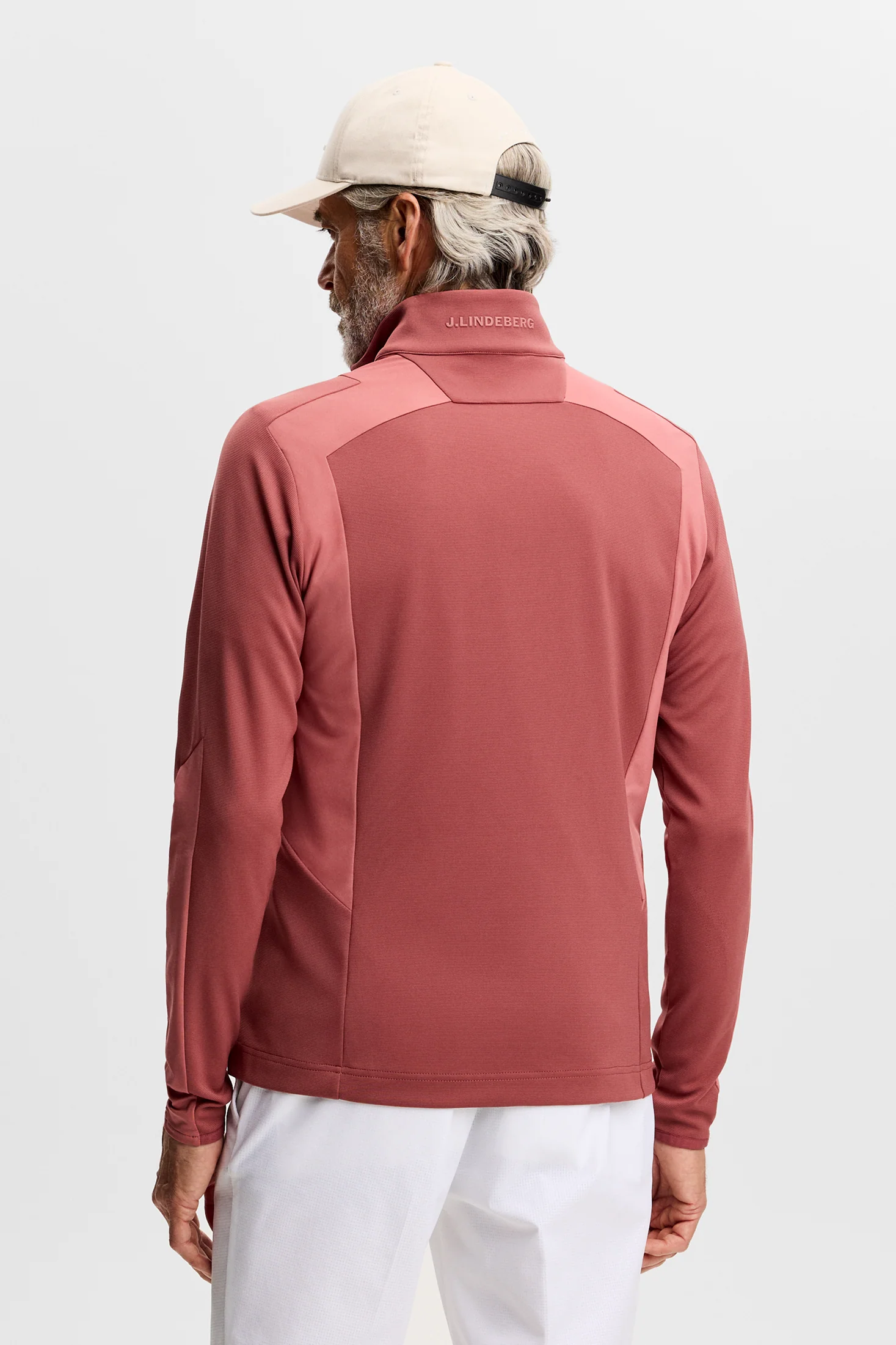 Lukas Quarter Zip Mid Layer / Apple Butter - Image 3