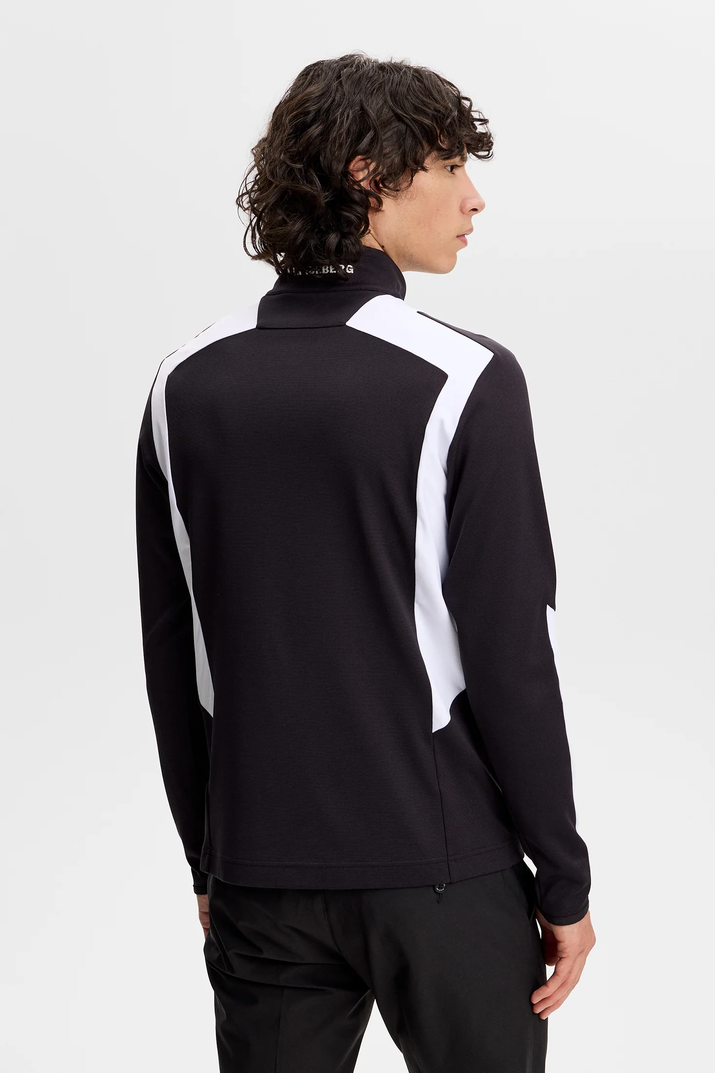 Lukas Quarter Zip Mid Layer / Black - Image 3
