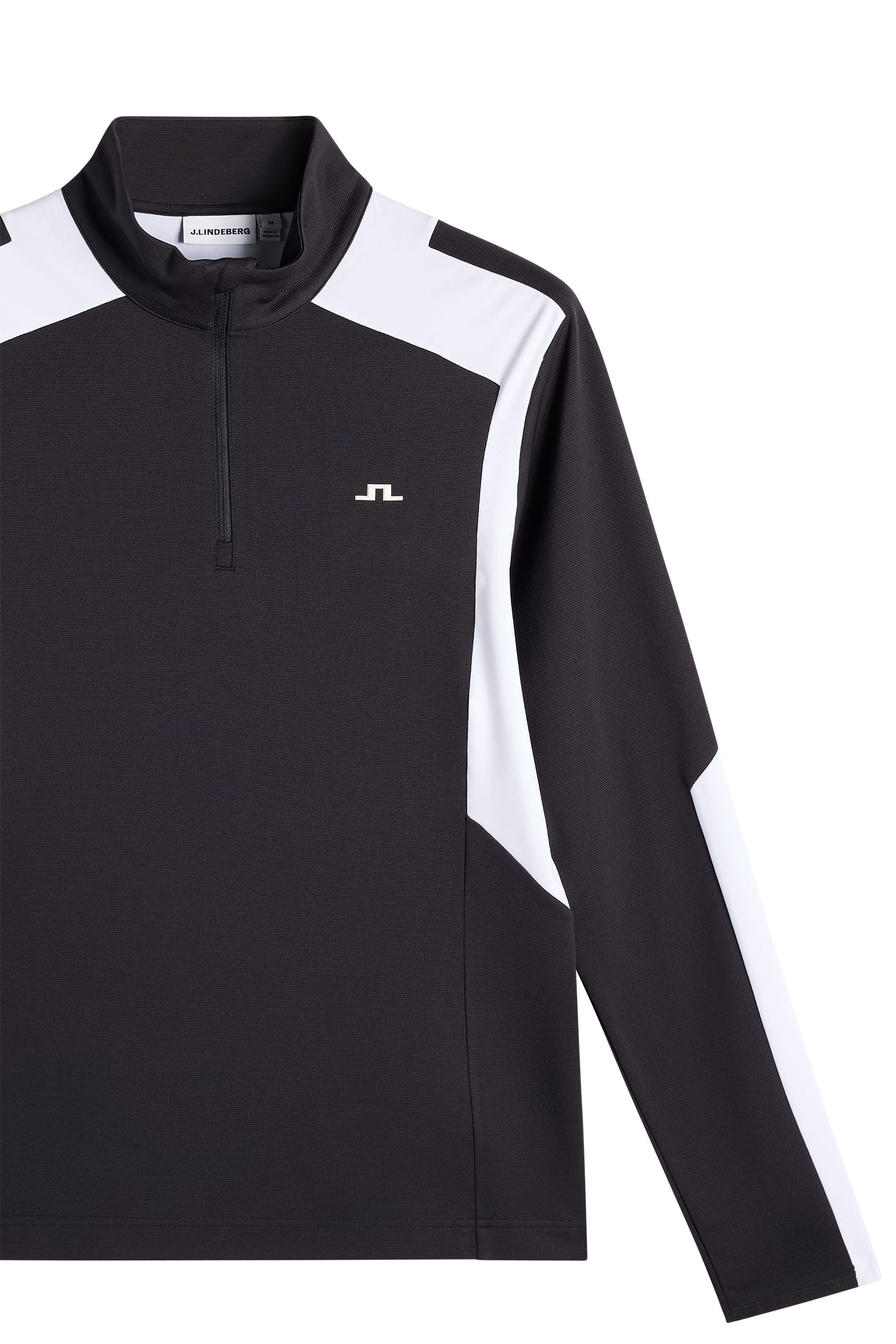 Lukas Quarter Zip Mid Layer / Black - Image 6