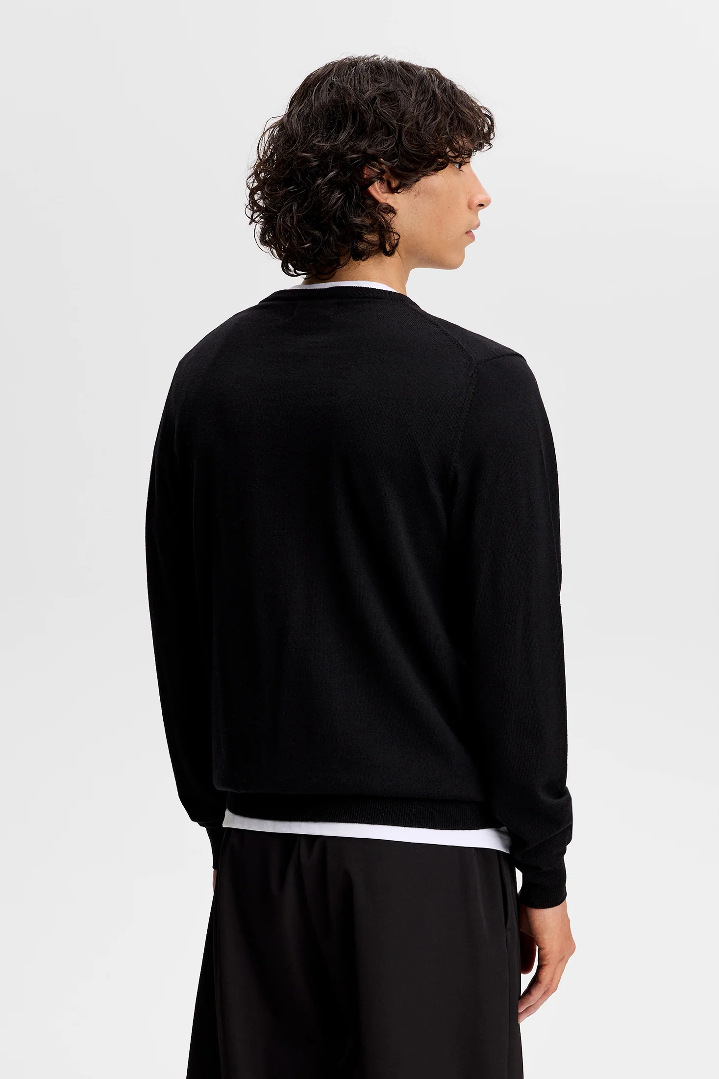Lymann Knitted Sweater / Black - Image 3