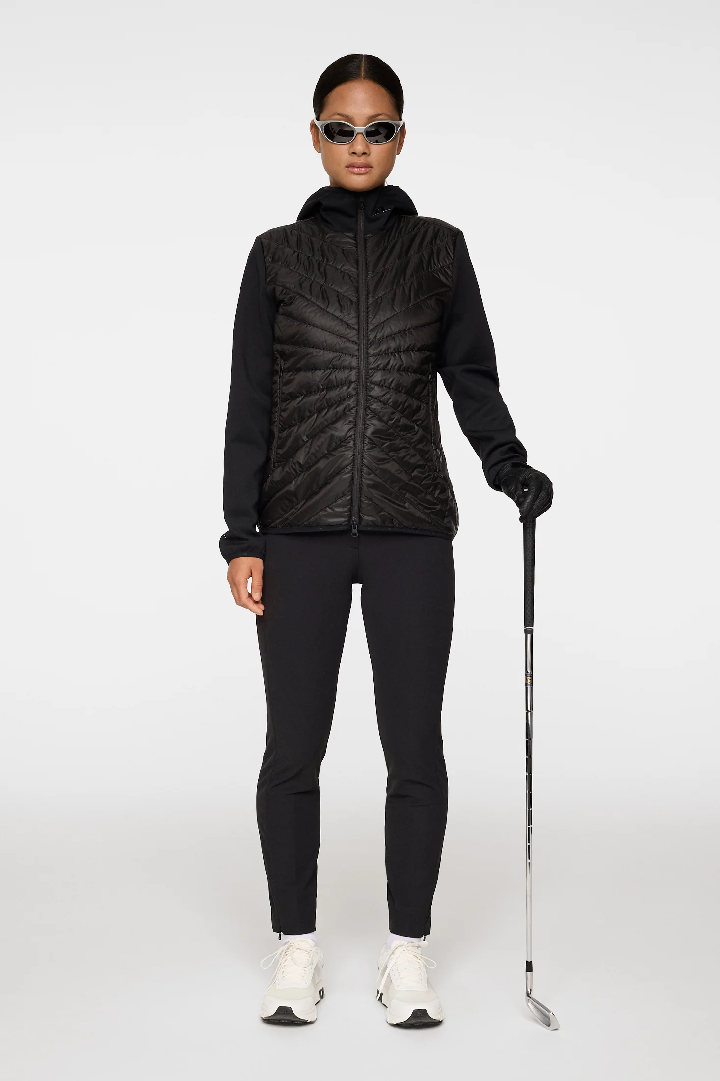 Madde Quilt Hybrid Hood / Black - Image 4