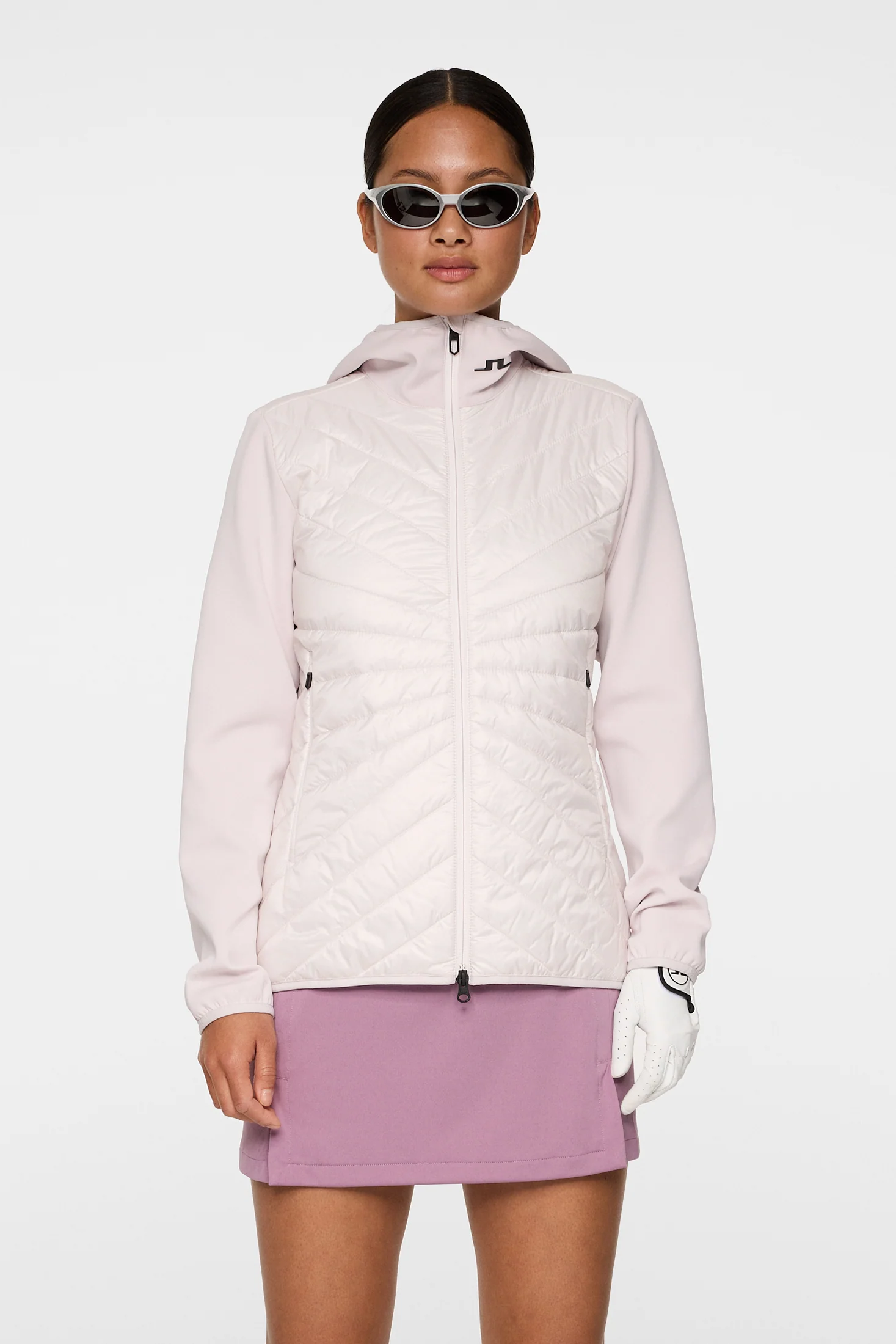 Madde Quilt Hybrid Hood / Grey Lilac - Image 2