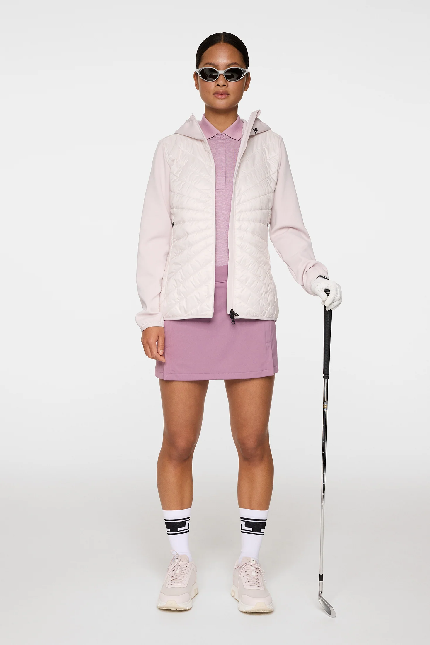 Madde Quilt Hybrid Hood / Grey Lilac - Image 4
