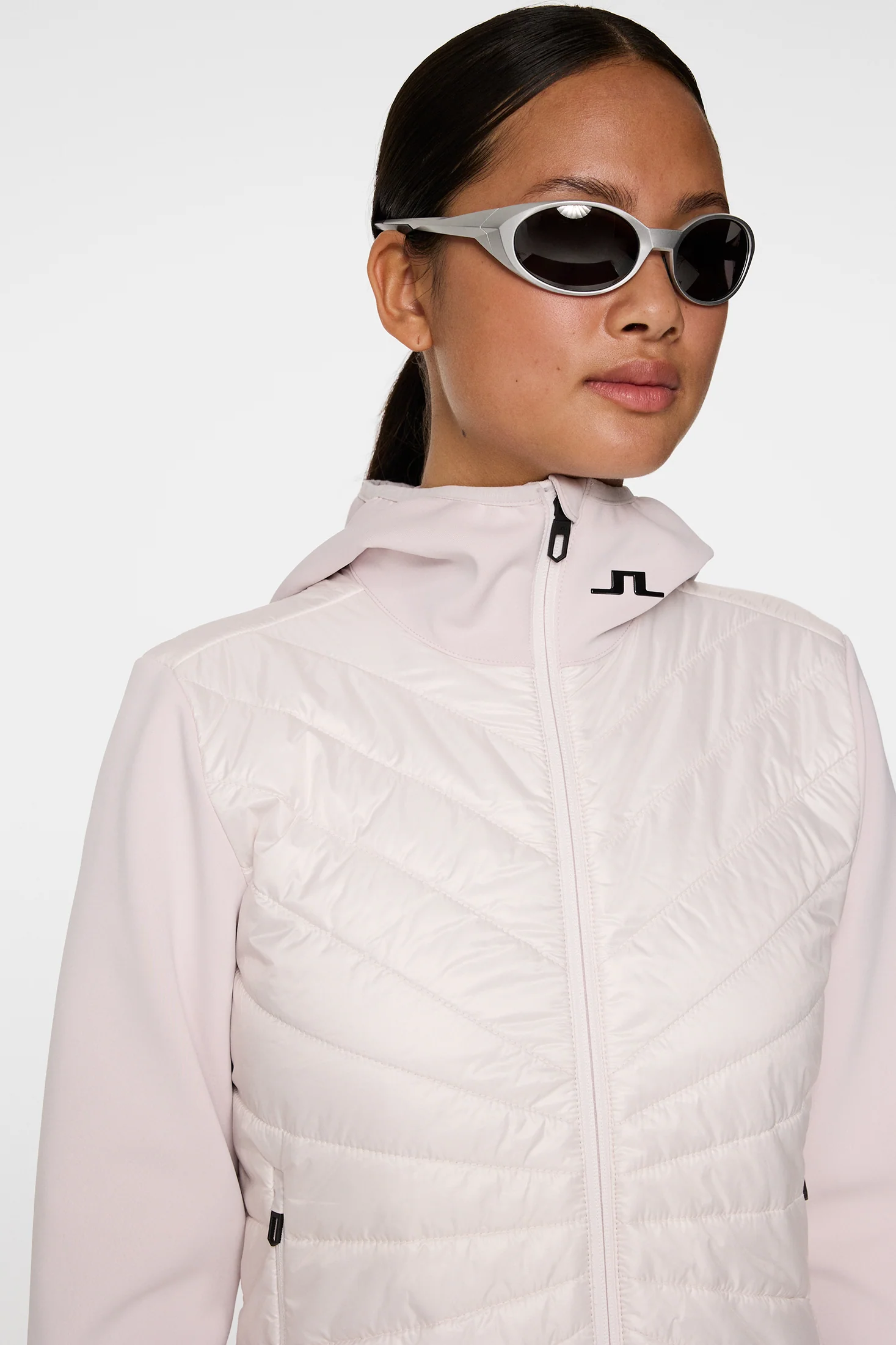 Madde Quilt Hybrid Hood / Grey Lilac - Image 5