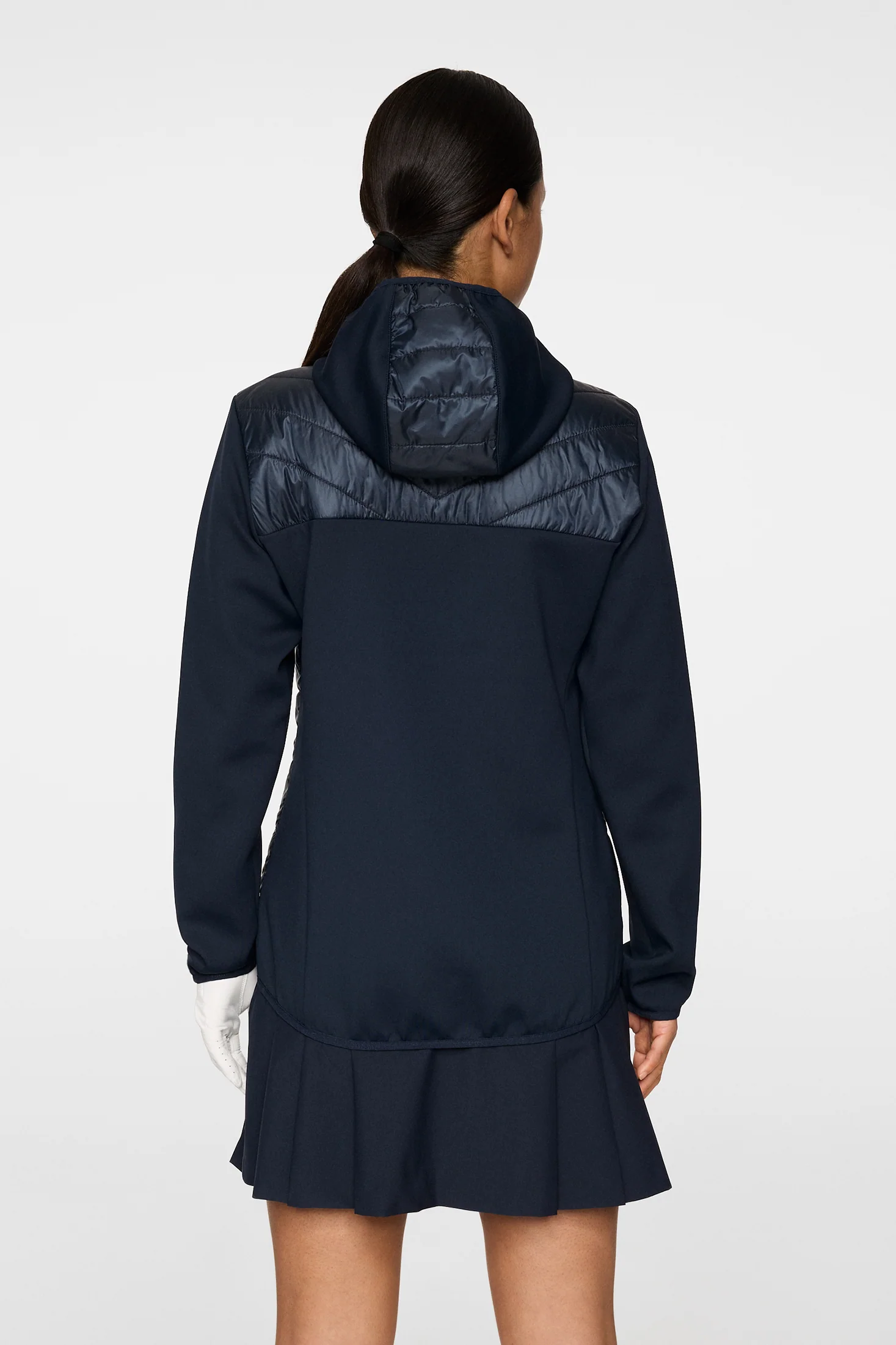 Madde Quilt Hybrid Hood / JL Navy - Image 3