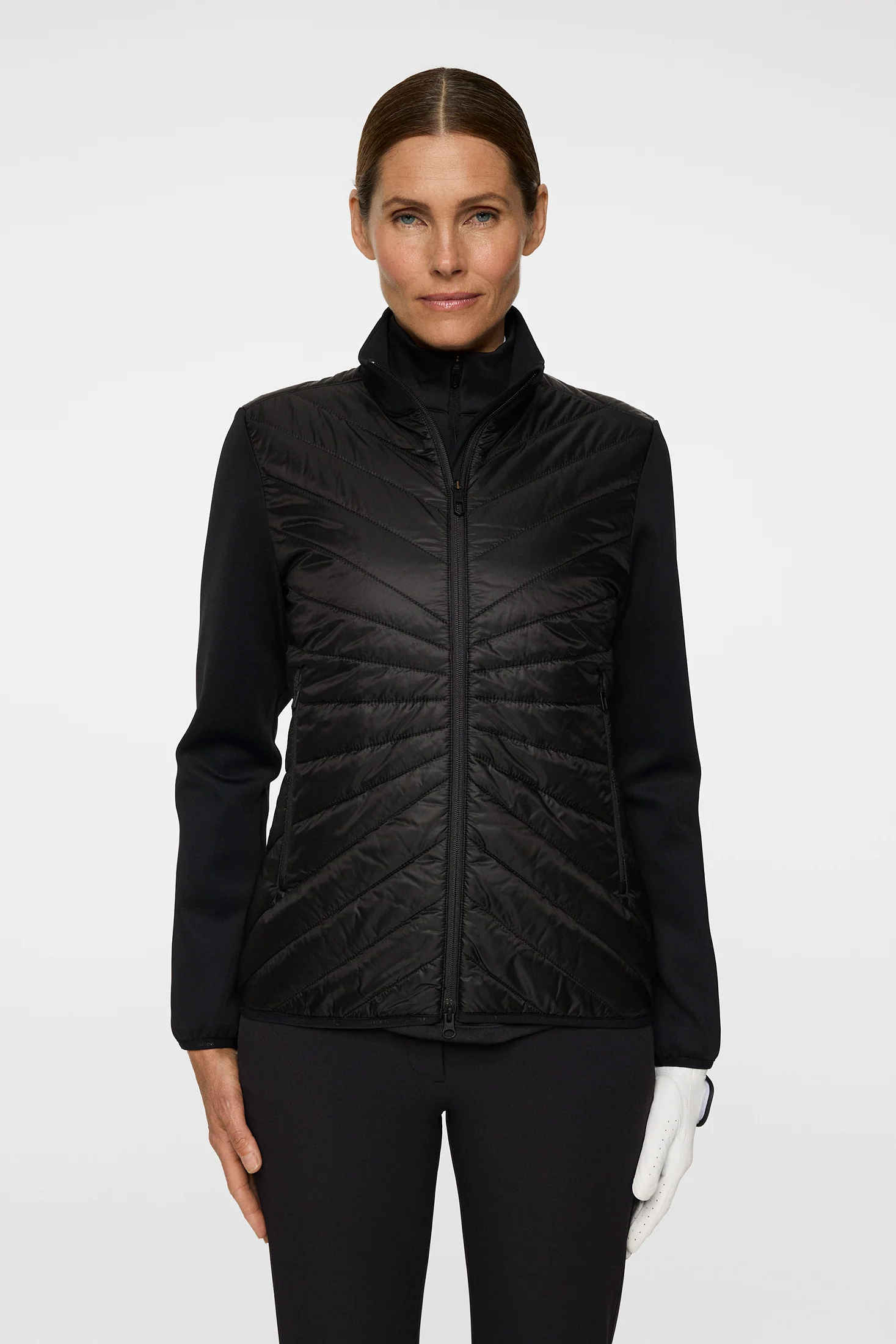 Madde Quilt Hybrid Jacket / Black - Image 2