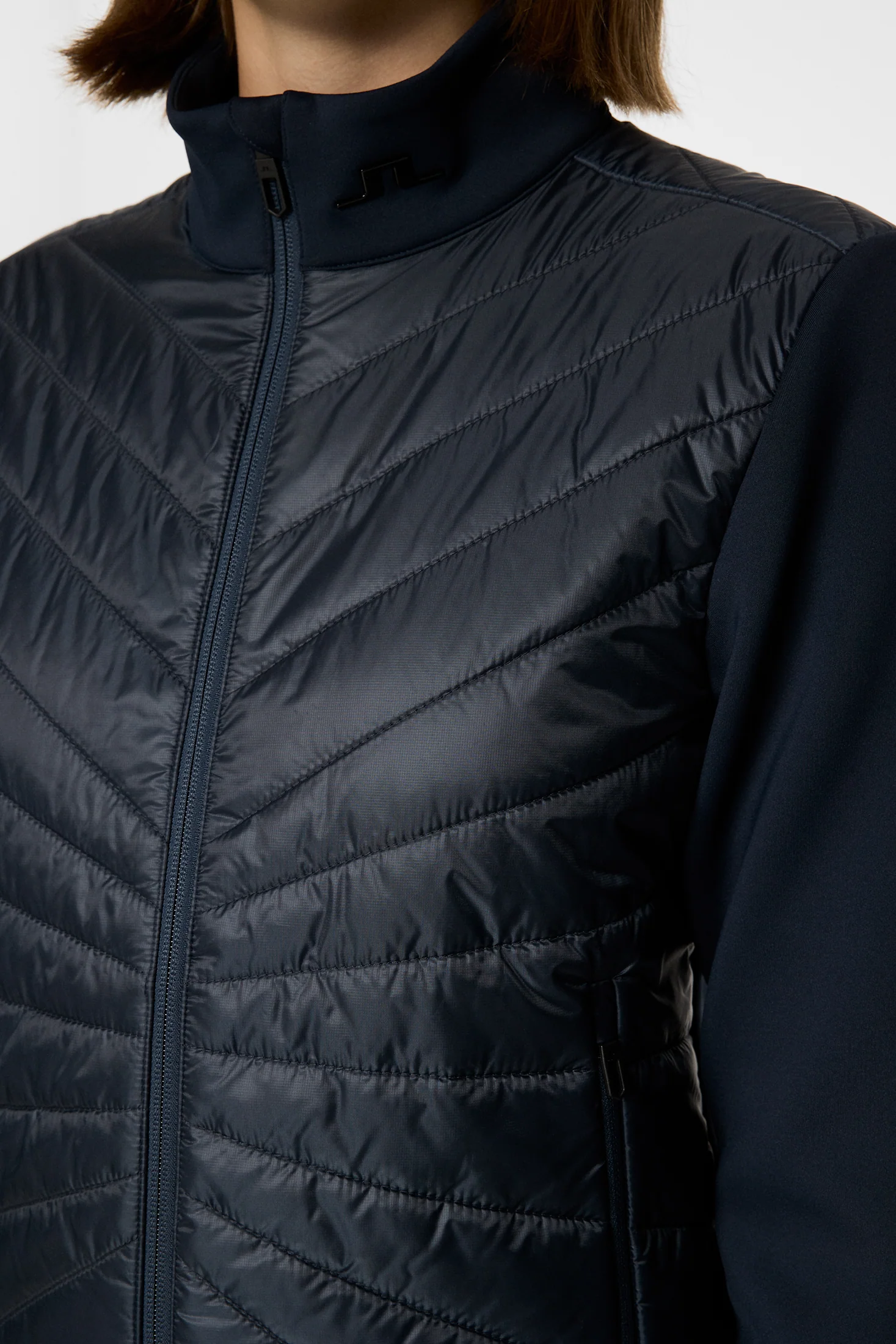 Madde Quilt Hybrid Jacket / JL Navy - Image 6