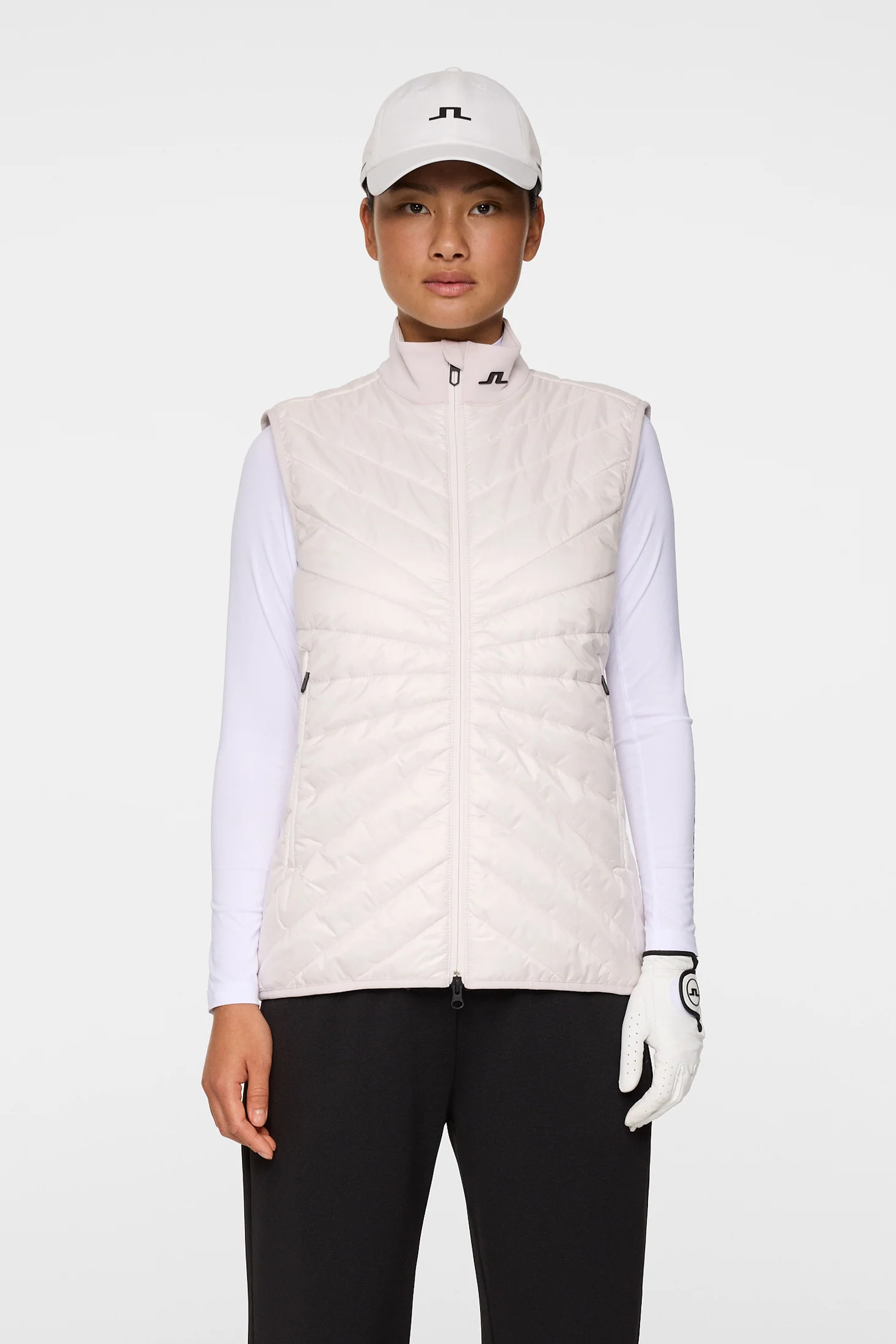 Madde Quilt Hybrid Vest / Grey Lilac - Image 2